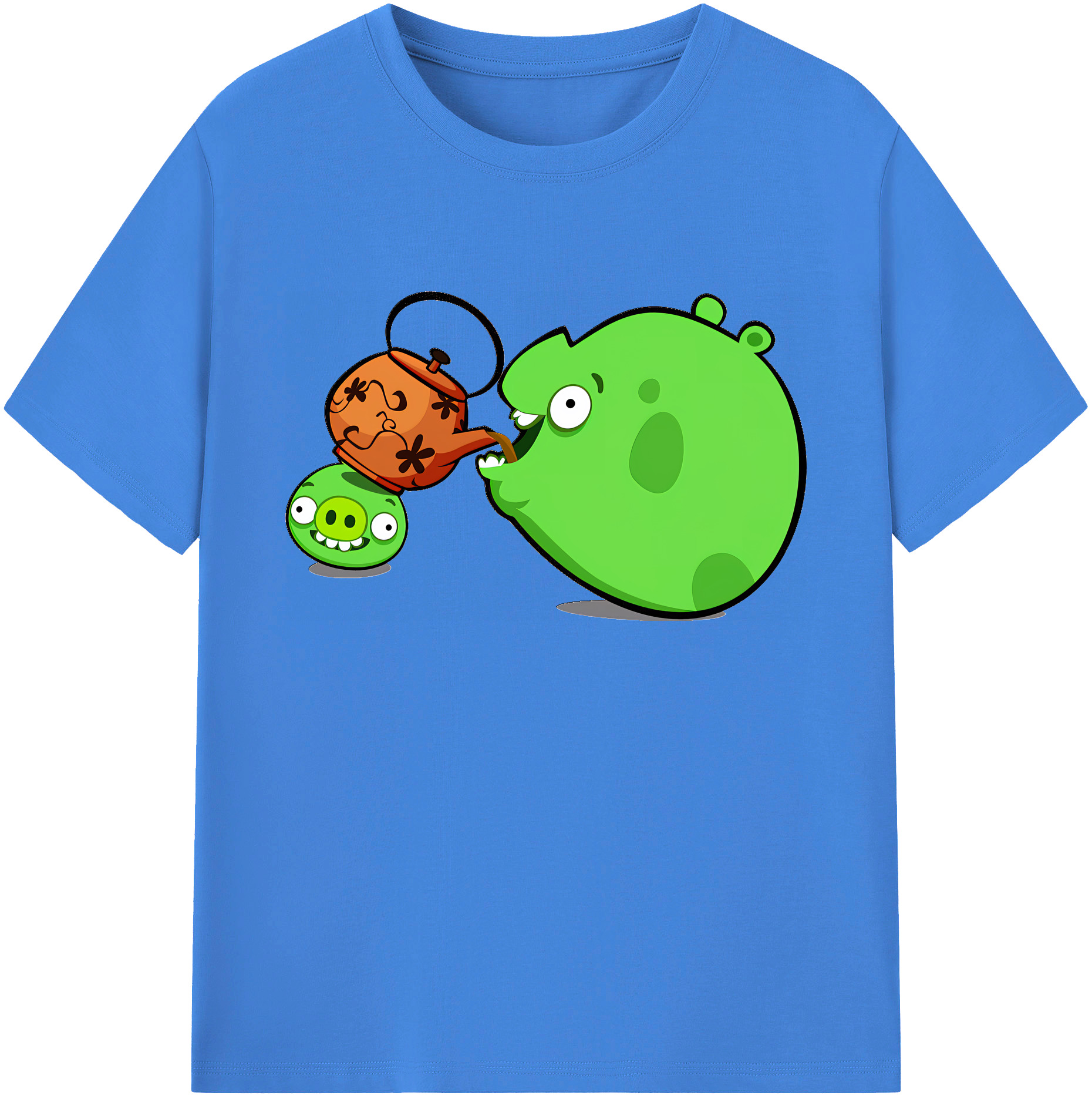 （画像用） Angry Birds アングリーバード 綿100％ メンズ半袖Tシャツ｜肌触りやわらか＆通気性