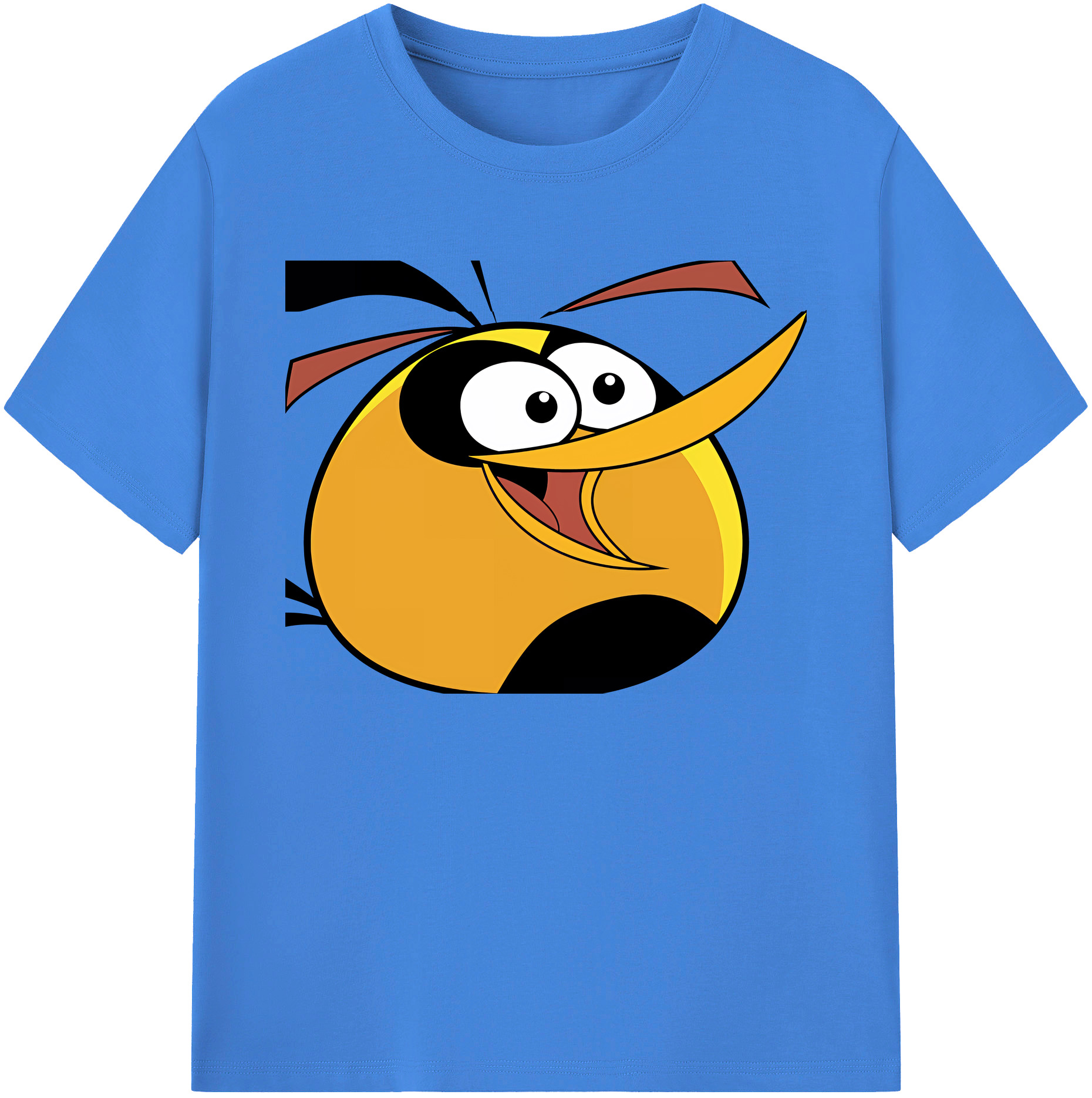 （画像用） Angry Birds アングリーバード 綿100％ メンズ半袖Tシャツ｜肌触りやわらか＆通気性