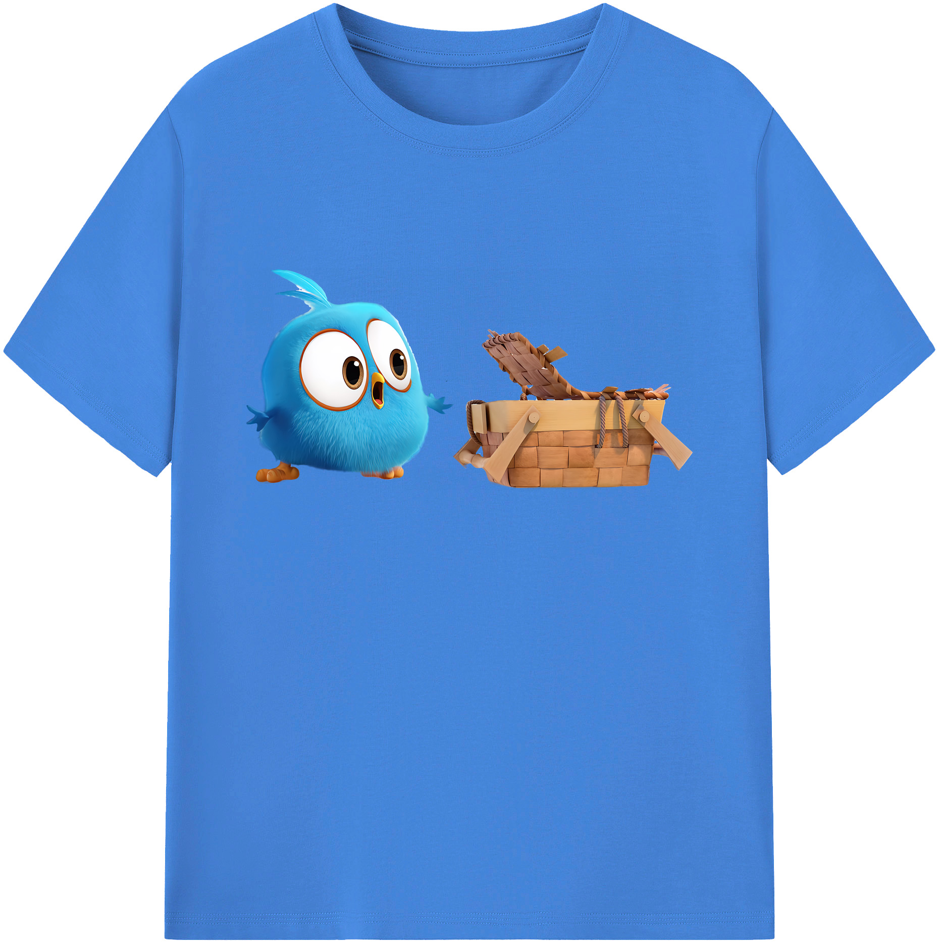 （画像用） Angry Birds アングリーバード 綿100％ メンズ半袖Tシャツ｜肌触りやわらか＆通気性