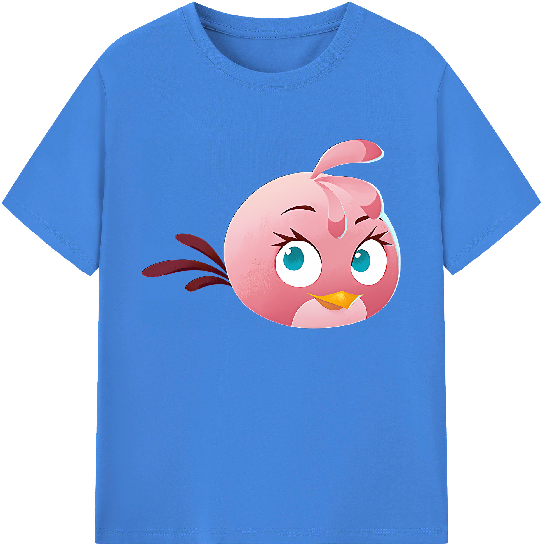 （画像用） Angry Birds アングリーバード 綿100％ メンズ半袖Tシャツ｜肌触りやわらか＆通気性