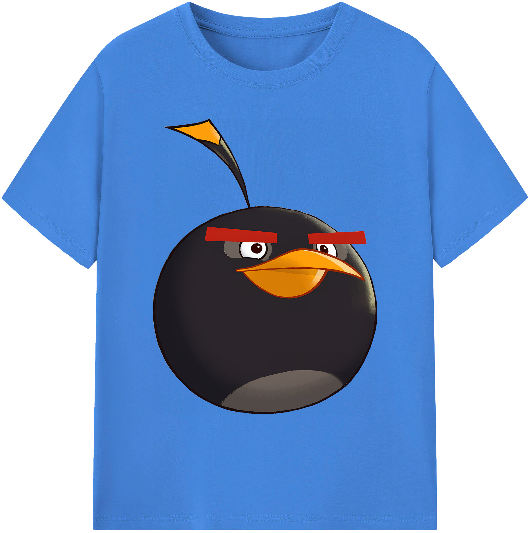 （画像用） Angry Birds アングリーバード 綿100％ メンズ半袖Tシャツ｜肌触りやわらか＆通気性