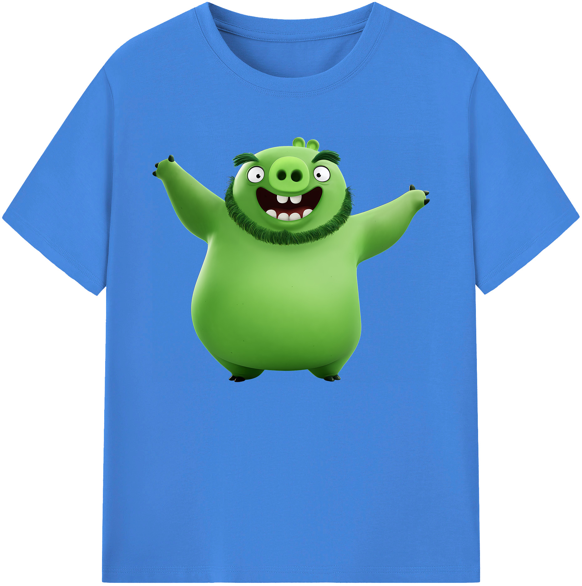（画像用） Angry Birds アングリーバード 綿100％ メンズ半袖Tシャツ｜肌触りやわらか＆通気性