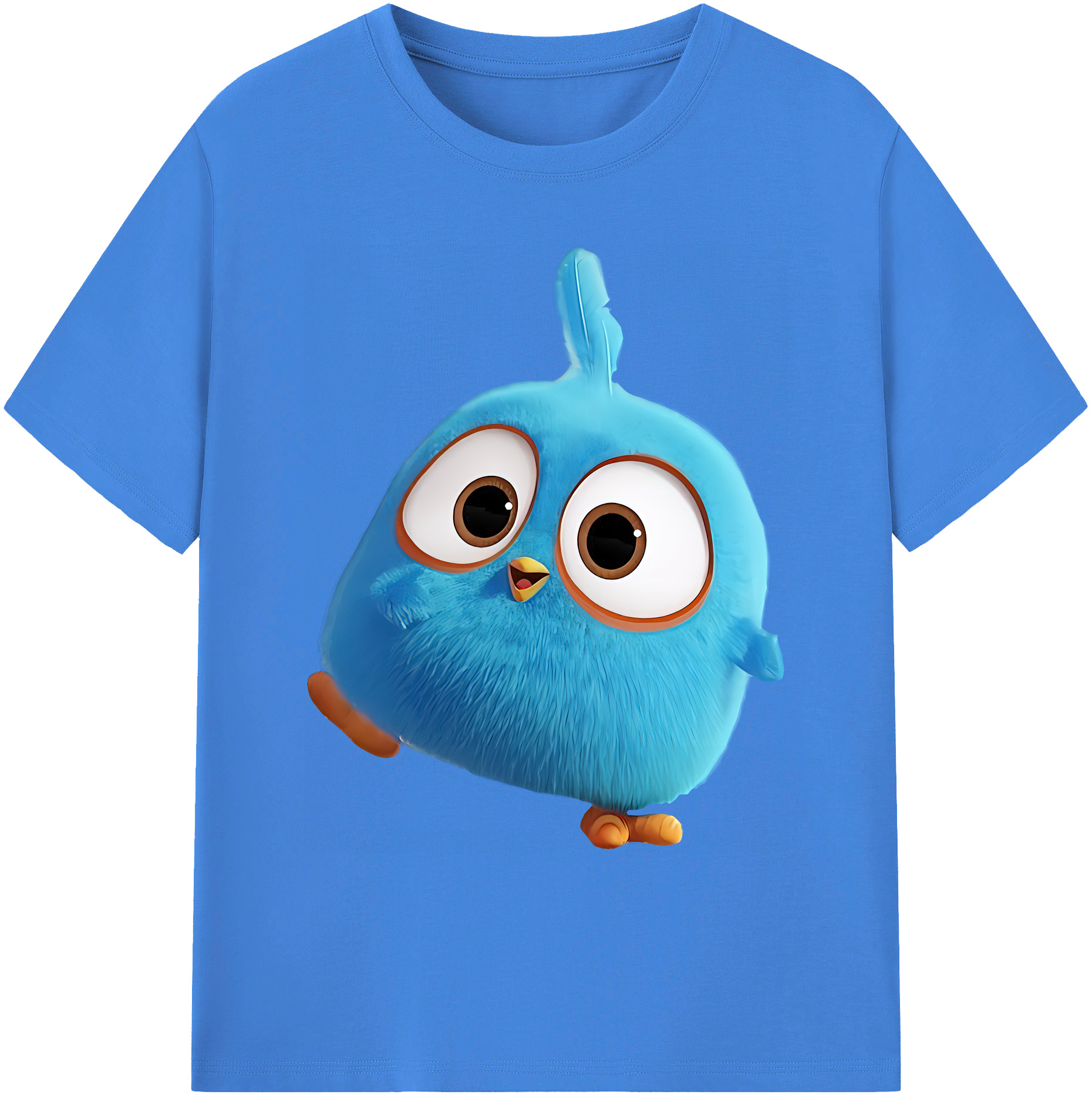 （画像用） Angry Birds アングリーバード 綿100％ メンズ半袖Tシャツ｜肌触りやわらか＆通気性