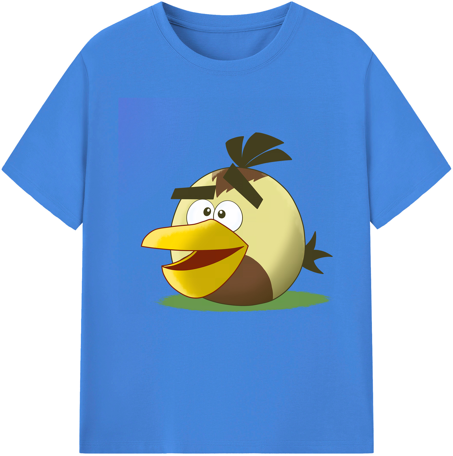 （画像用） Angry Birds アングリーバード 綿100％ メンズ半袖Tシャツ｜肌触りやわらか＆通気性