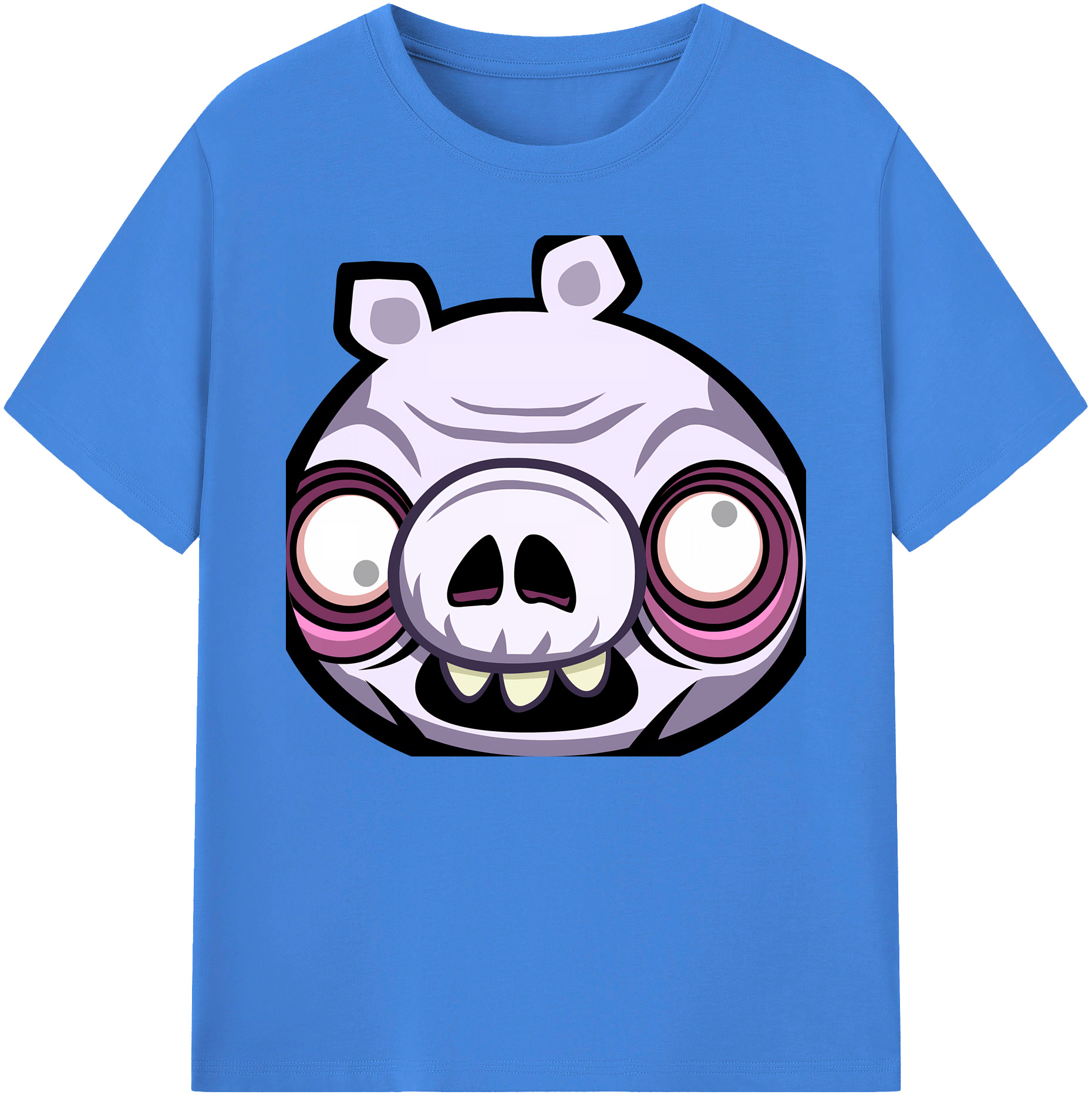 （画像用） Angry Birds アングリーバード 綿100％ メンズ半袖Tシャツ｜肌触りやわらか＆通気性