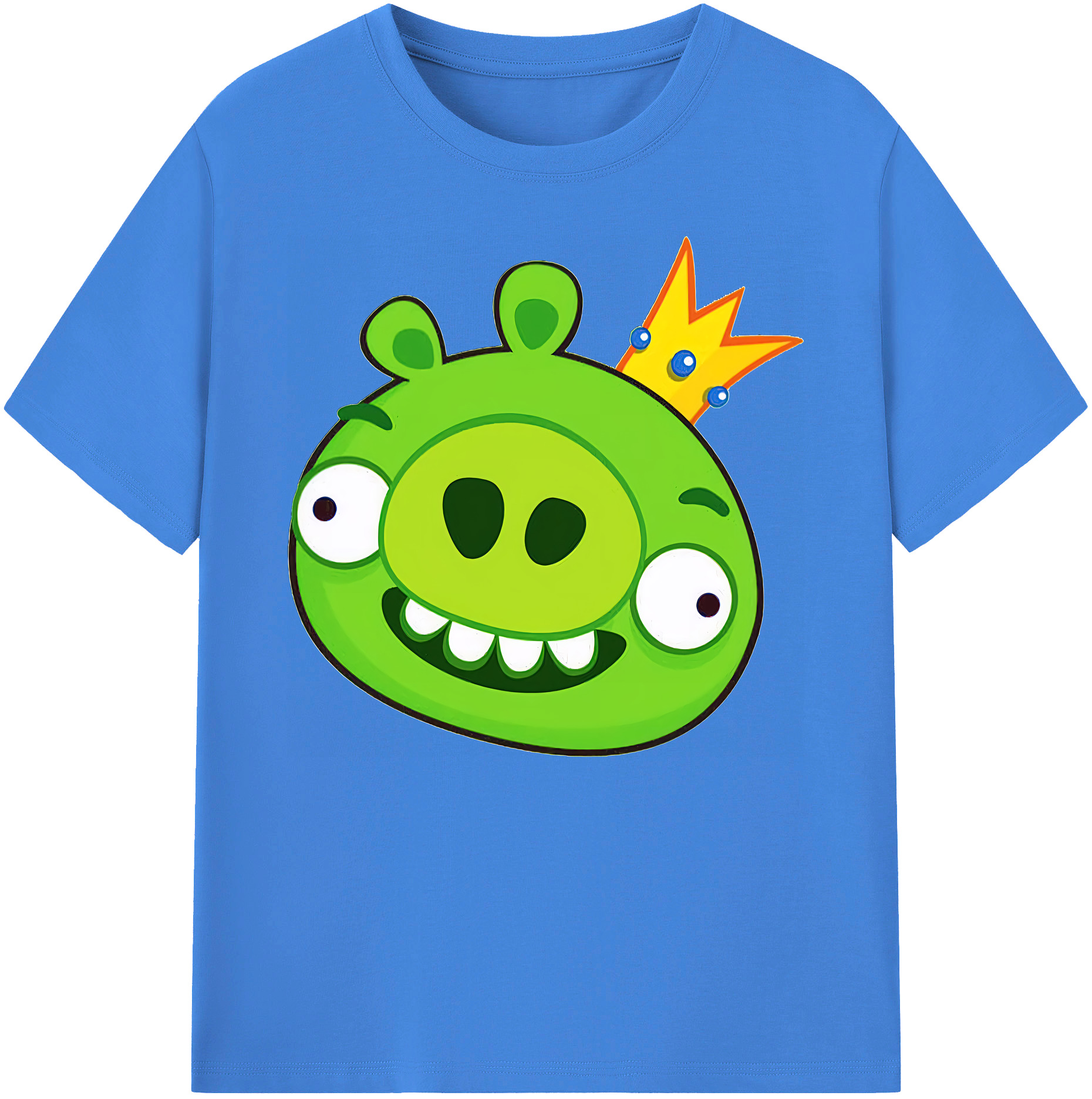（画像用） Angry Birds アングリーバード 綿100％ メンズ半袖Tシャツ｜肌触りやわらか＆通気性