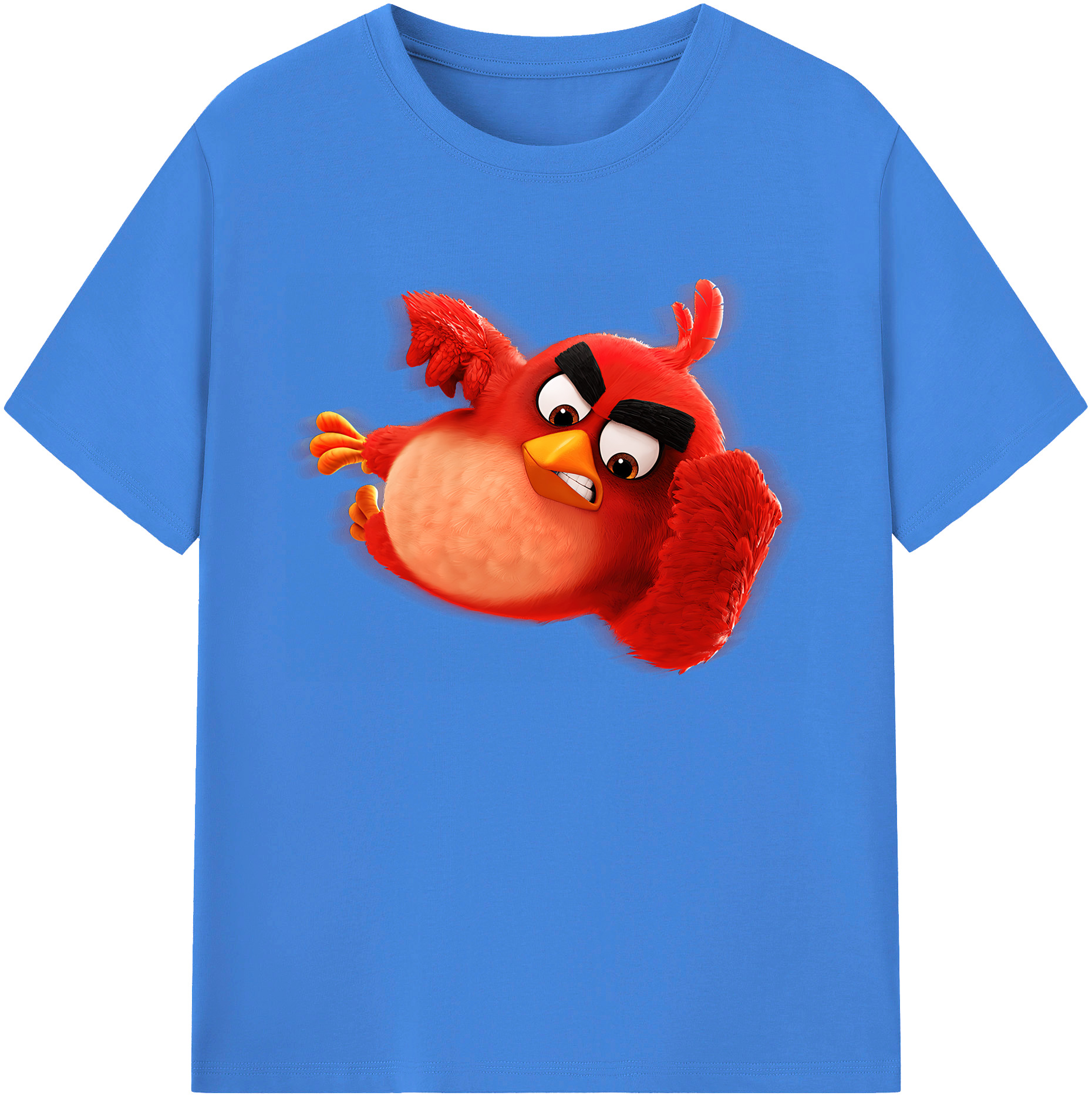 （画像用） Angry Birds アングリーバード 綿100％ メンズ半袖Tシャツ｜肌触りやわらか＆通気性
