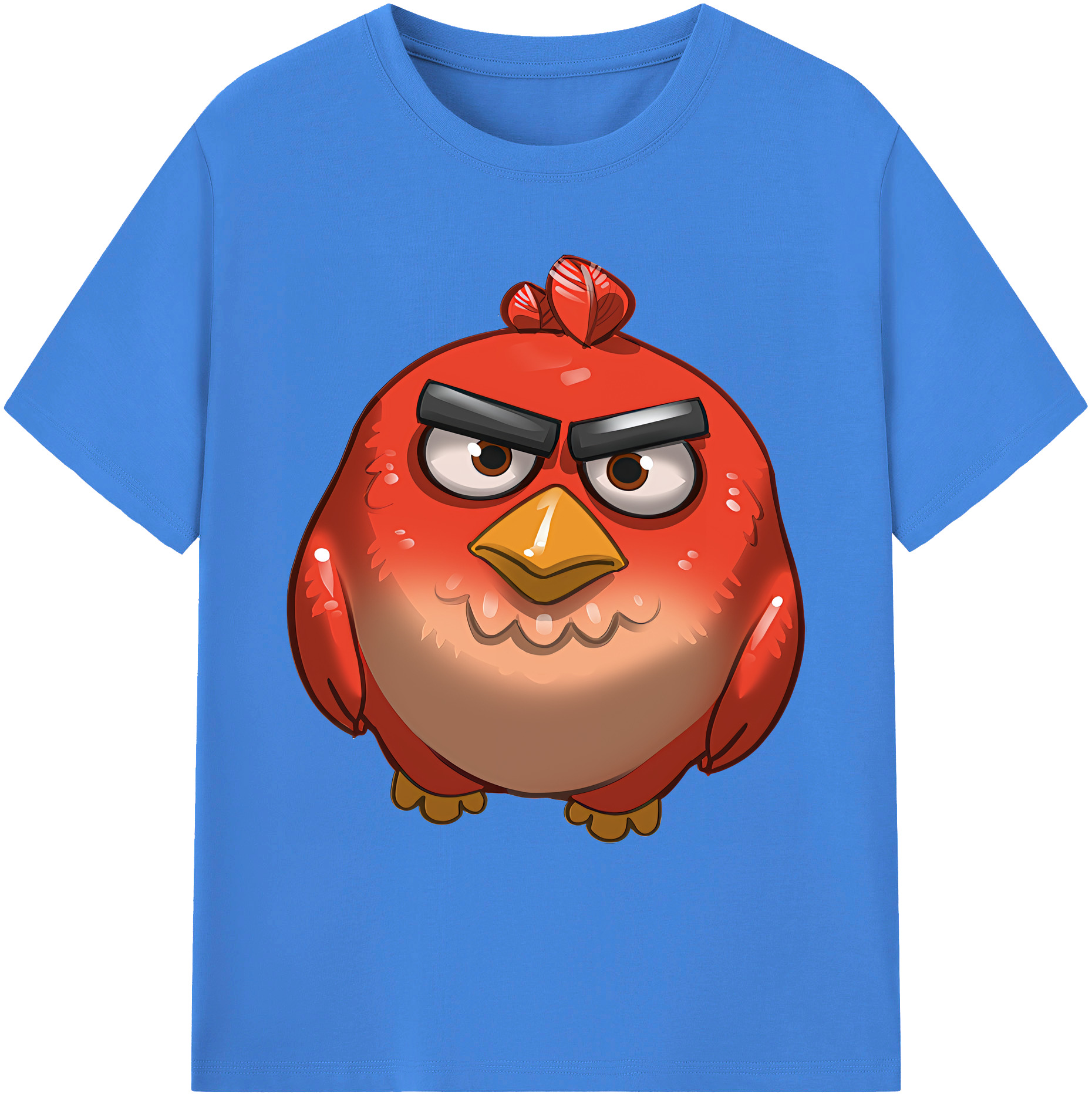 （画像用） Angry Birds アングリーバード 綿100％ メンズ半袖Tシャツ｜肌触りやわらか＆通気性