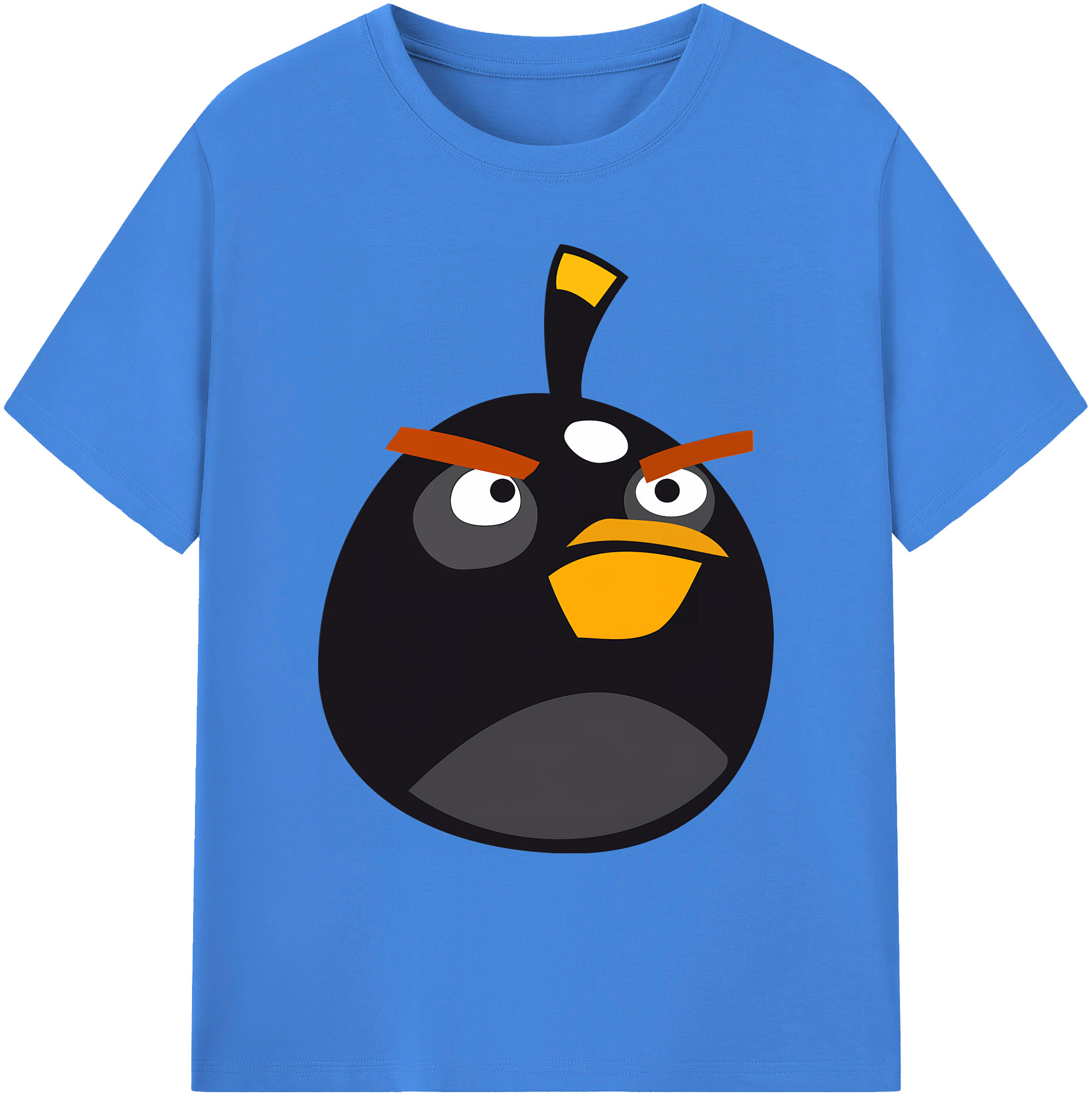 （画像用） Angry Birds アングリーバード 綿100％ メンズ半袖Tシャツ｜肌触りやわらか＆通気性