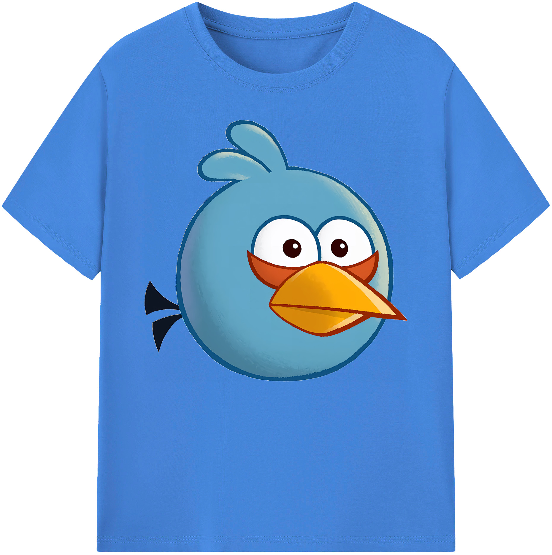 （画像用） Angry Birds アングリーバード 綿100％ メンズ半袖Tシャツ｜肌触りやわらか＆通気性