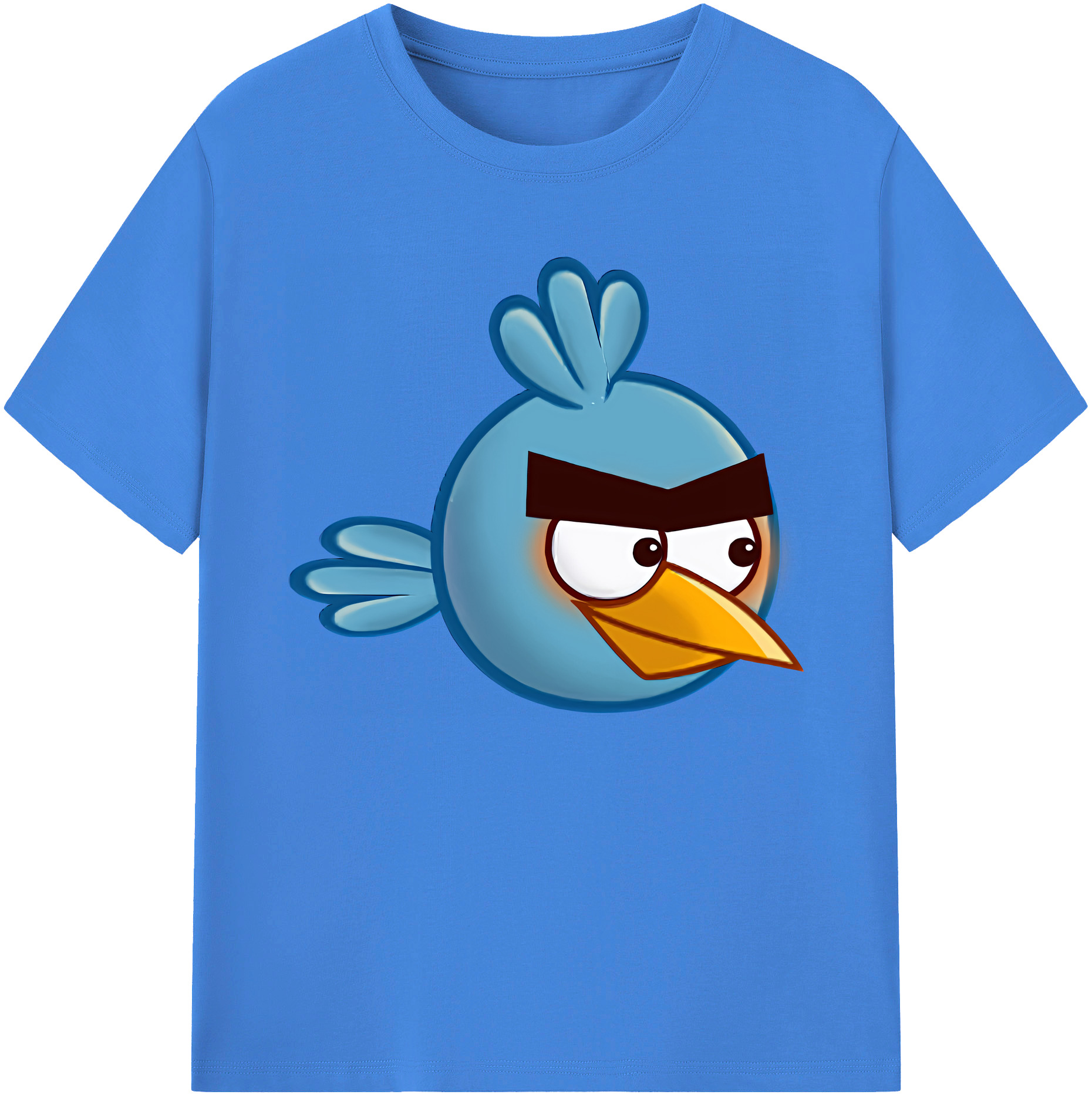 （画像用） Angry Birds アングリーバード 綿100％ メンズ半袖Tシャツ｜肌触りやわらか＆通気性
