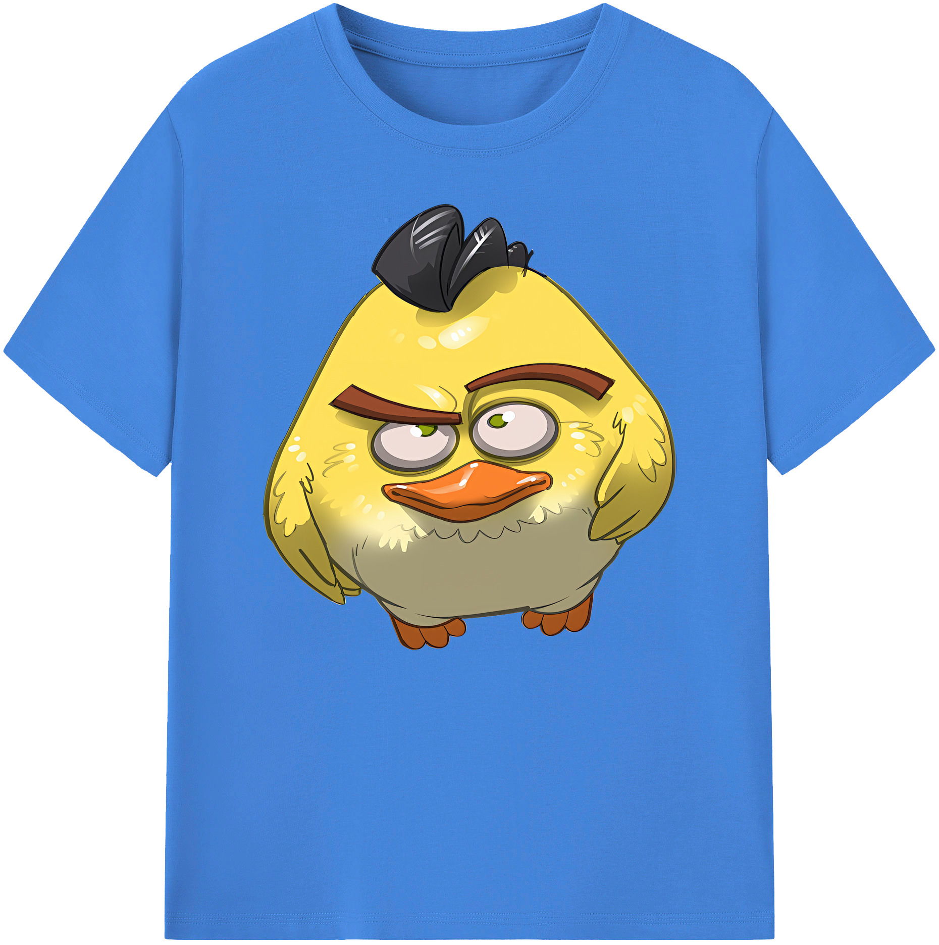 （画像用） Angry Birds アングリーバード 綿100％ メンズ半袖Tシャツ｜肌触りやわらか＆通気性