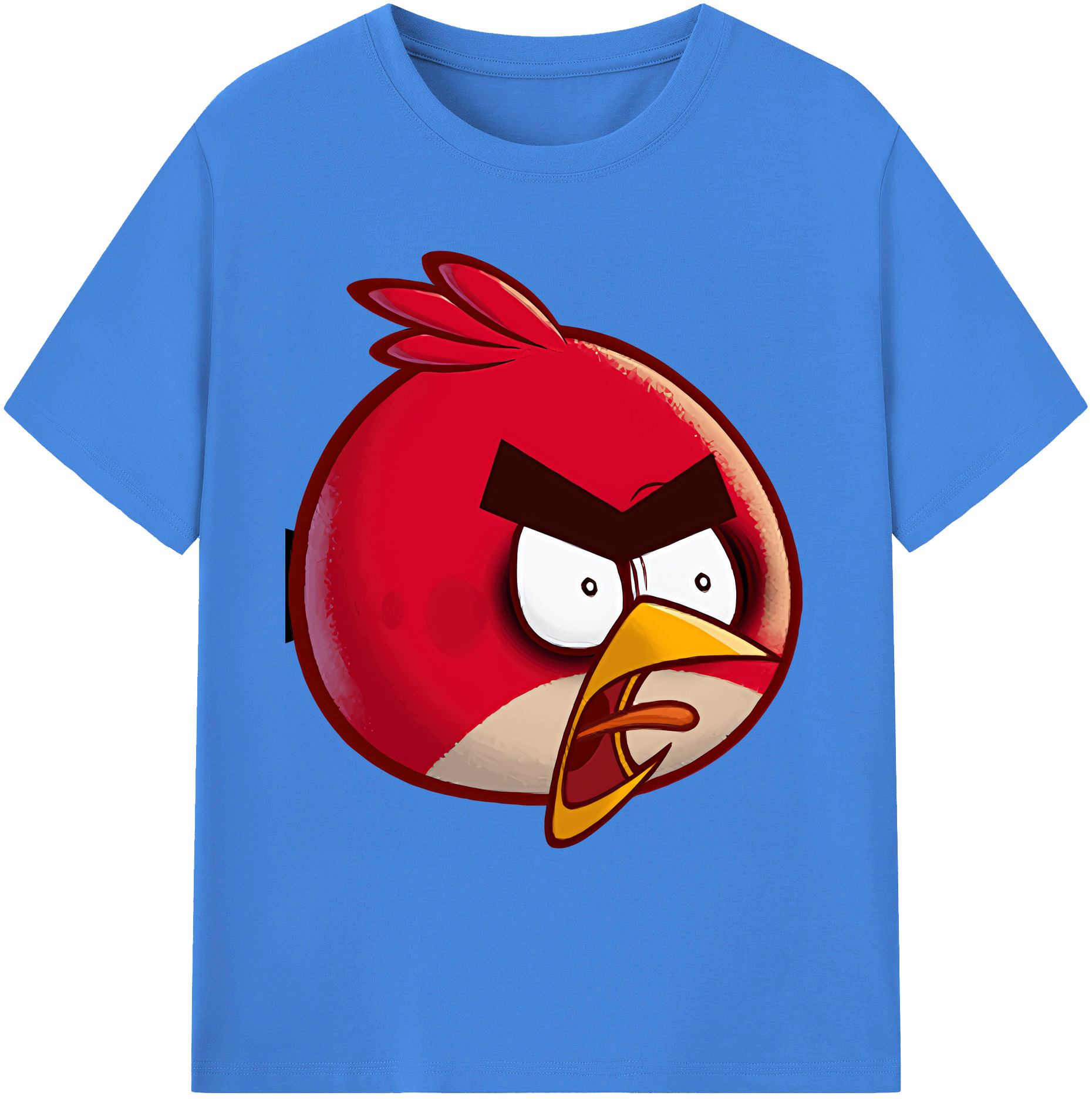（画像用） Angry Birds アングリーバード 綿100％ メンズ半袖Tシャツ｜肌触りやわらか＆通気性