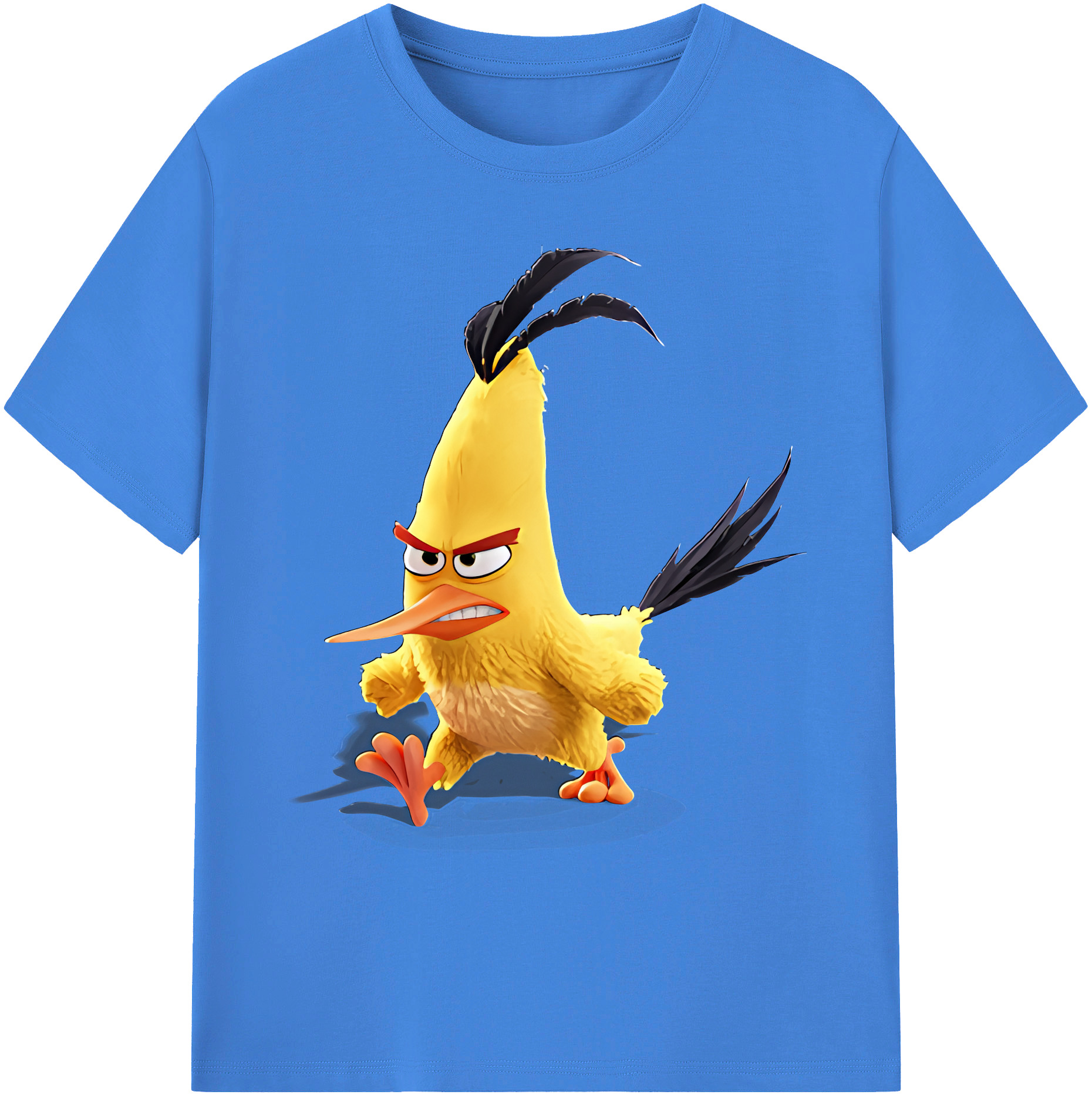 （画像用） Angry Birds アングリーバード 綿100％ メンズ半袖Tシャツ｜肌触りやわらか＆通気性
