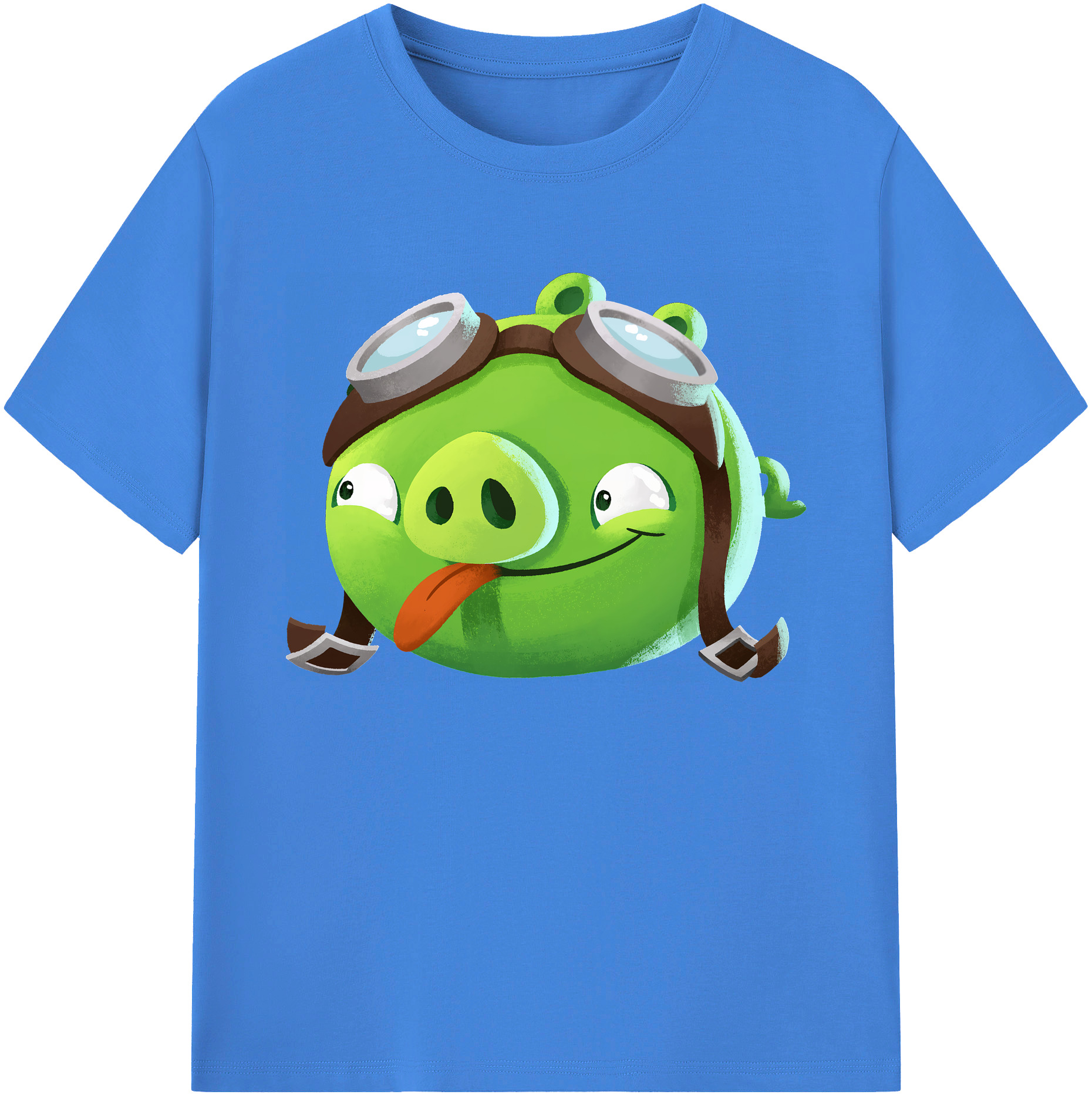 （画像用） Angry Birds アングリーバード 綿100％ メンズ半袖Tシャツ｜肌触りやわらか＆通気性