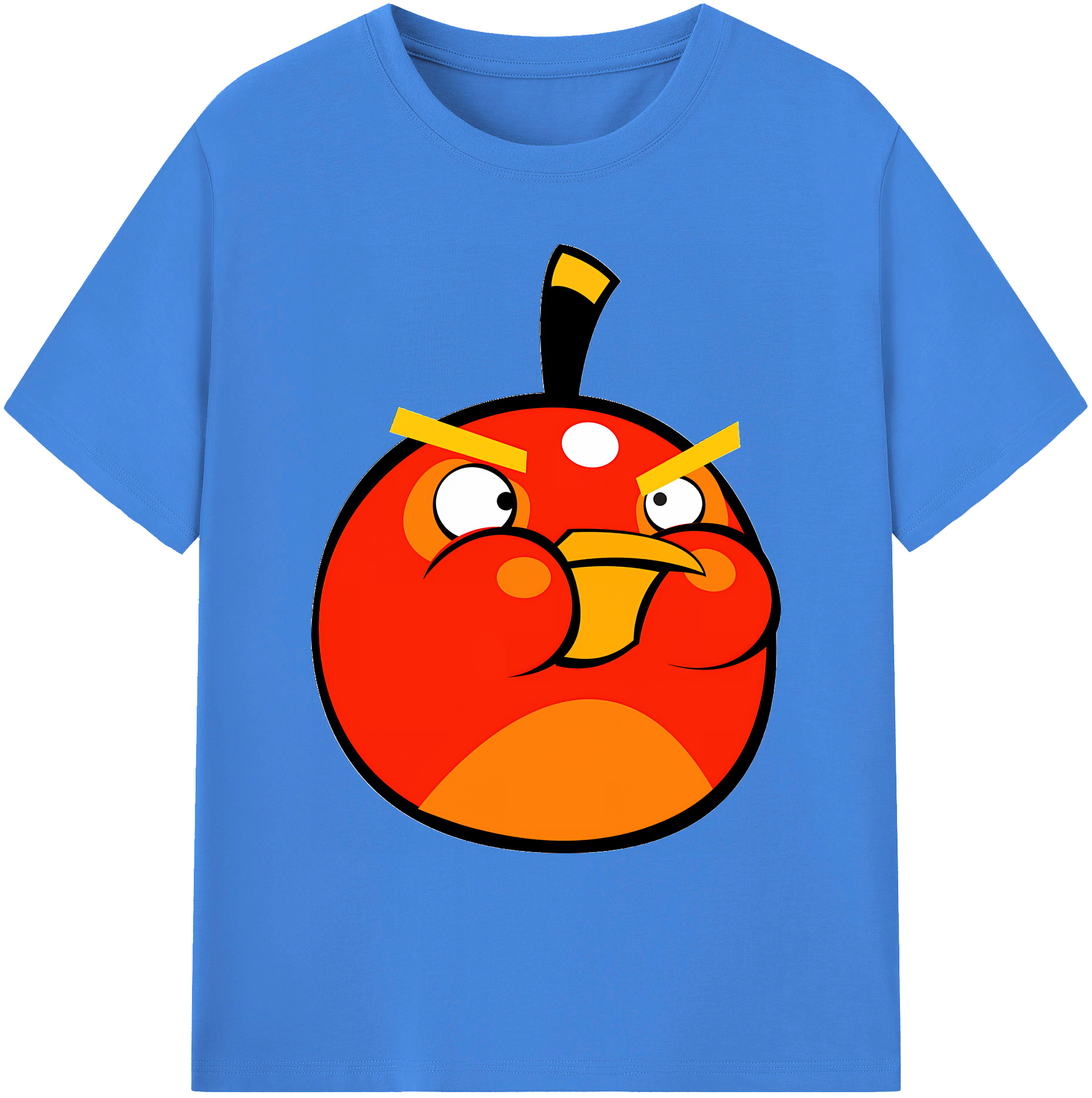 （画像用） Angry Birds アングリーバード 綿100％ メンズ半袖Tシャツ｜肌触りやわらか＆通気性