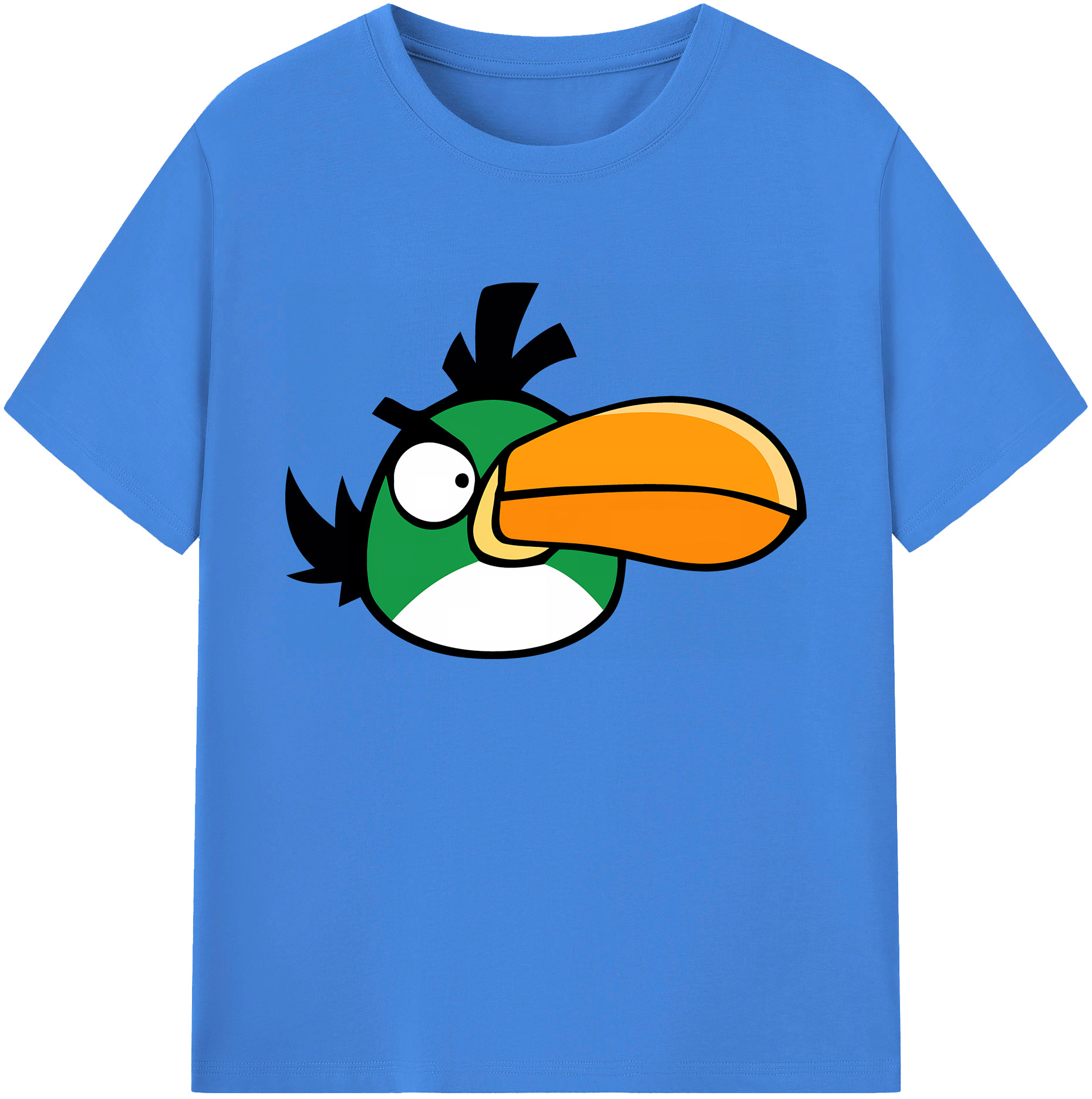 （画像用） Angry Birds アングリーバード 綿100％ メンズ半袖Tシャツ｜肌触りやわらか＆通気性
