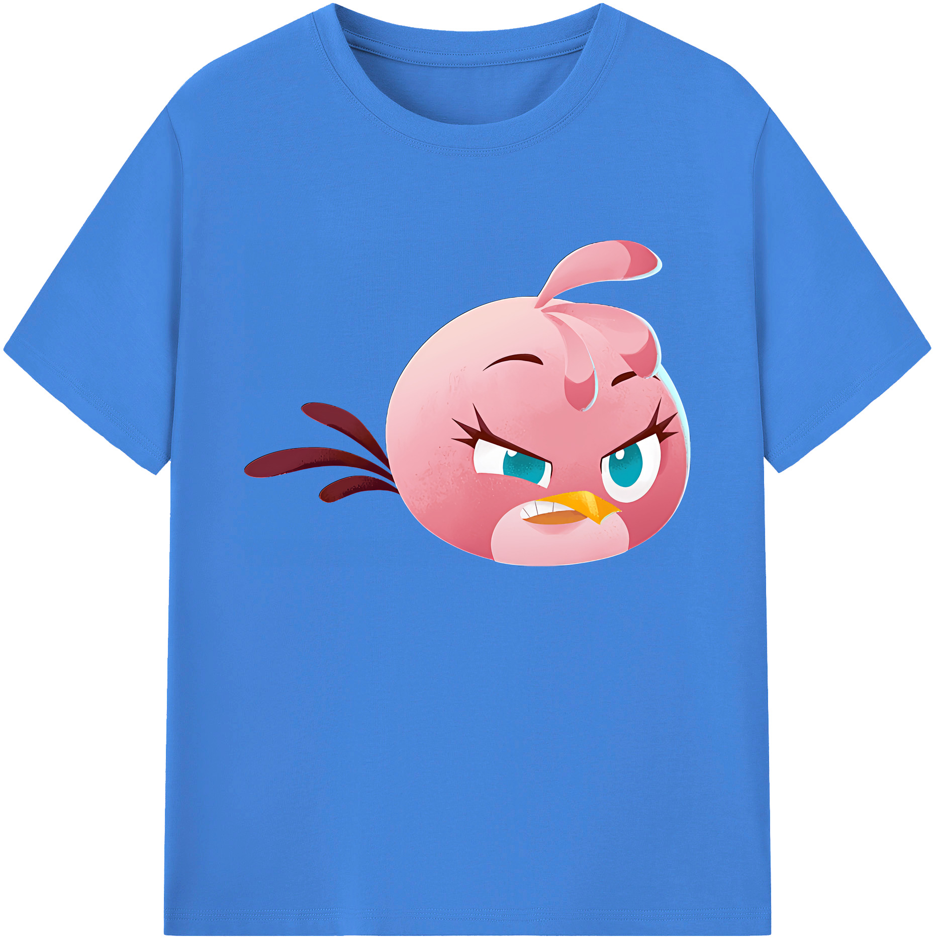 （画像用） Angry Birds アングリーバード 綿100％ メンズ半袖Tシャツ｜肌触りやわらか＆通気性