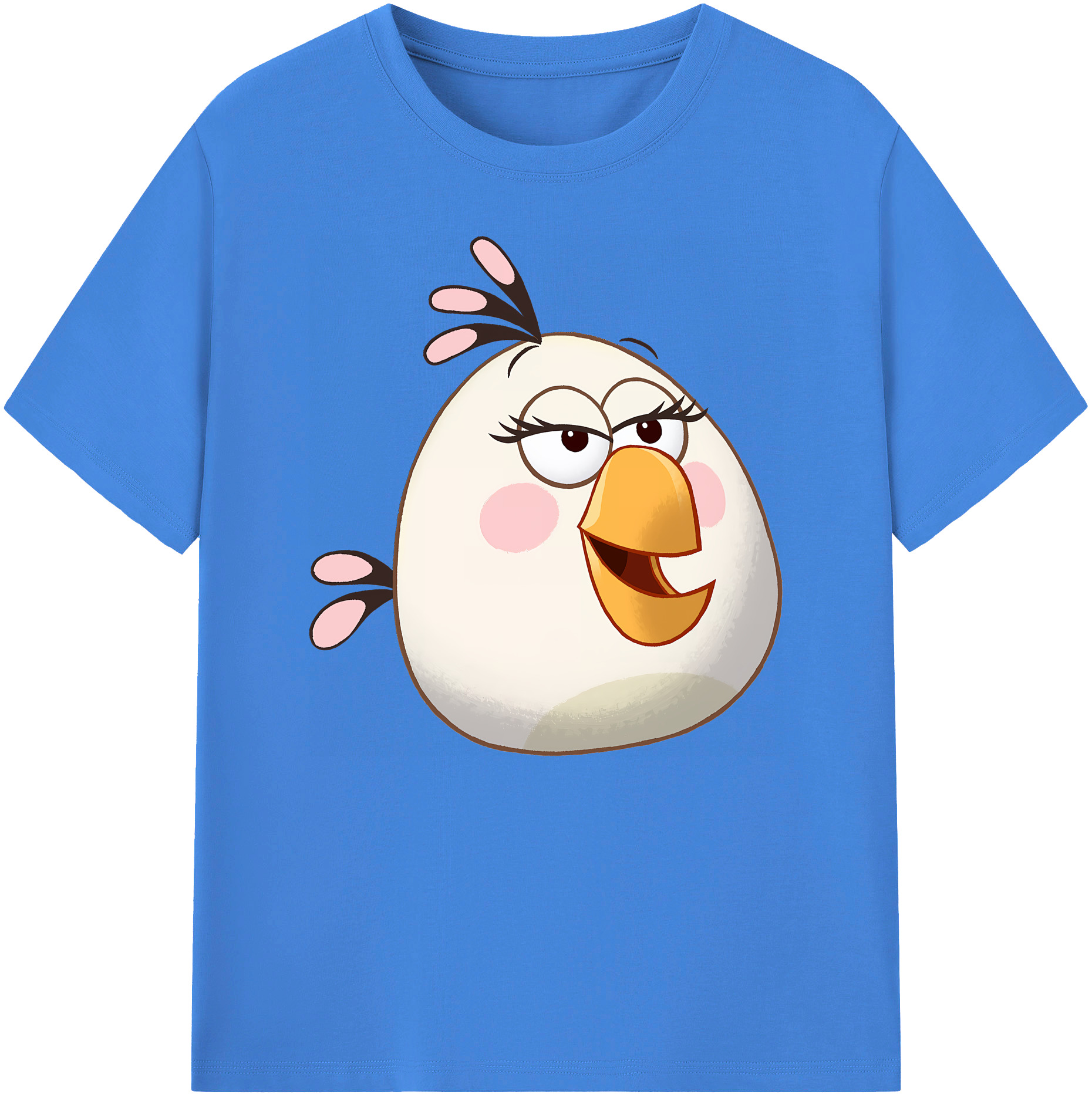 （画像用） Angry Birds アングリーバード 綿100％ メンズ半袖Tシャツ｜肌触りやわらか＆通気性