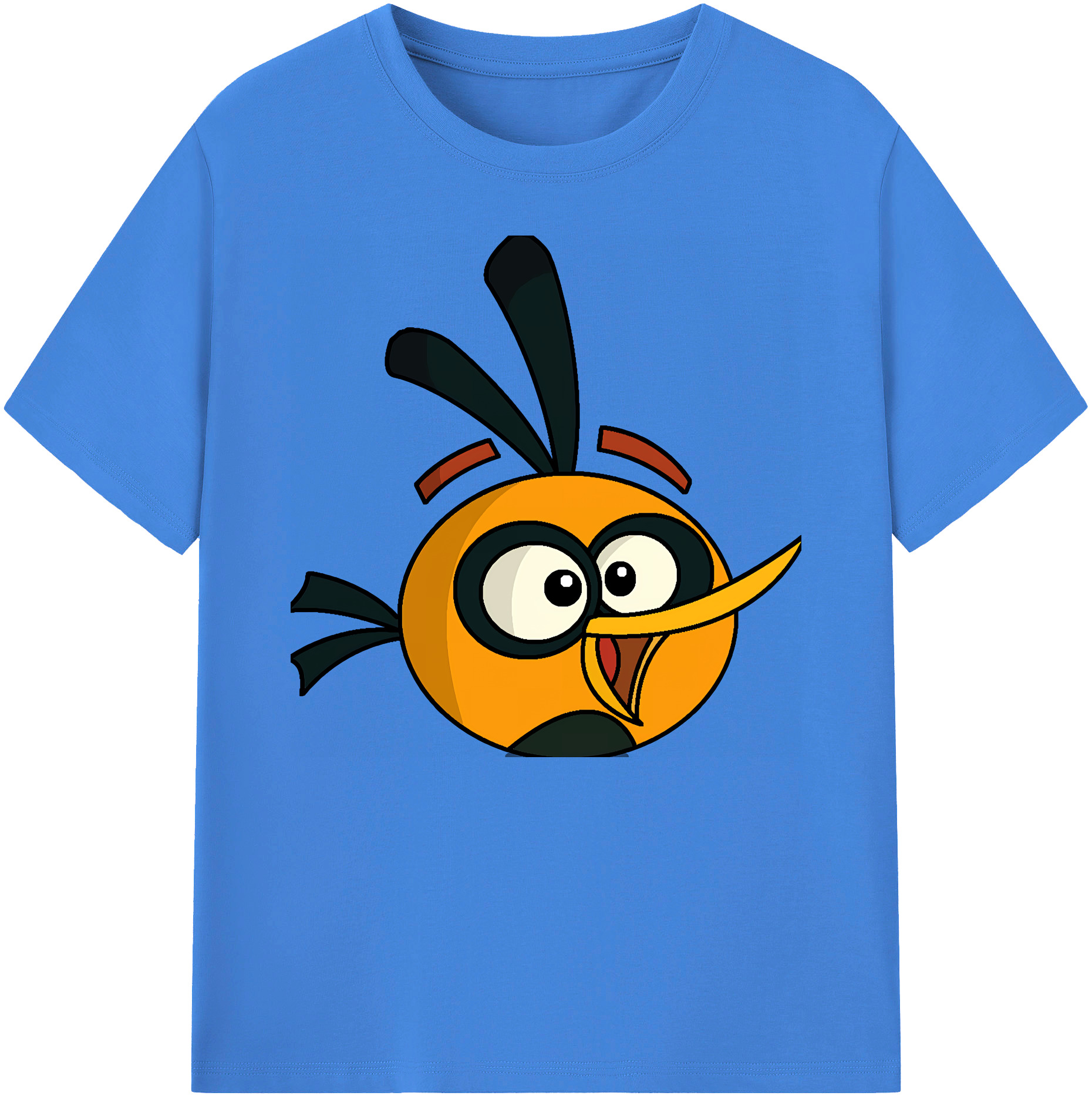 （画像用） Angry Birds アングリーバード 綿100％ メンズ半袖Tシャツ｜肌触りやわらか＆通気性