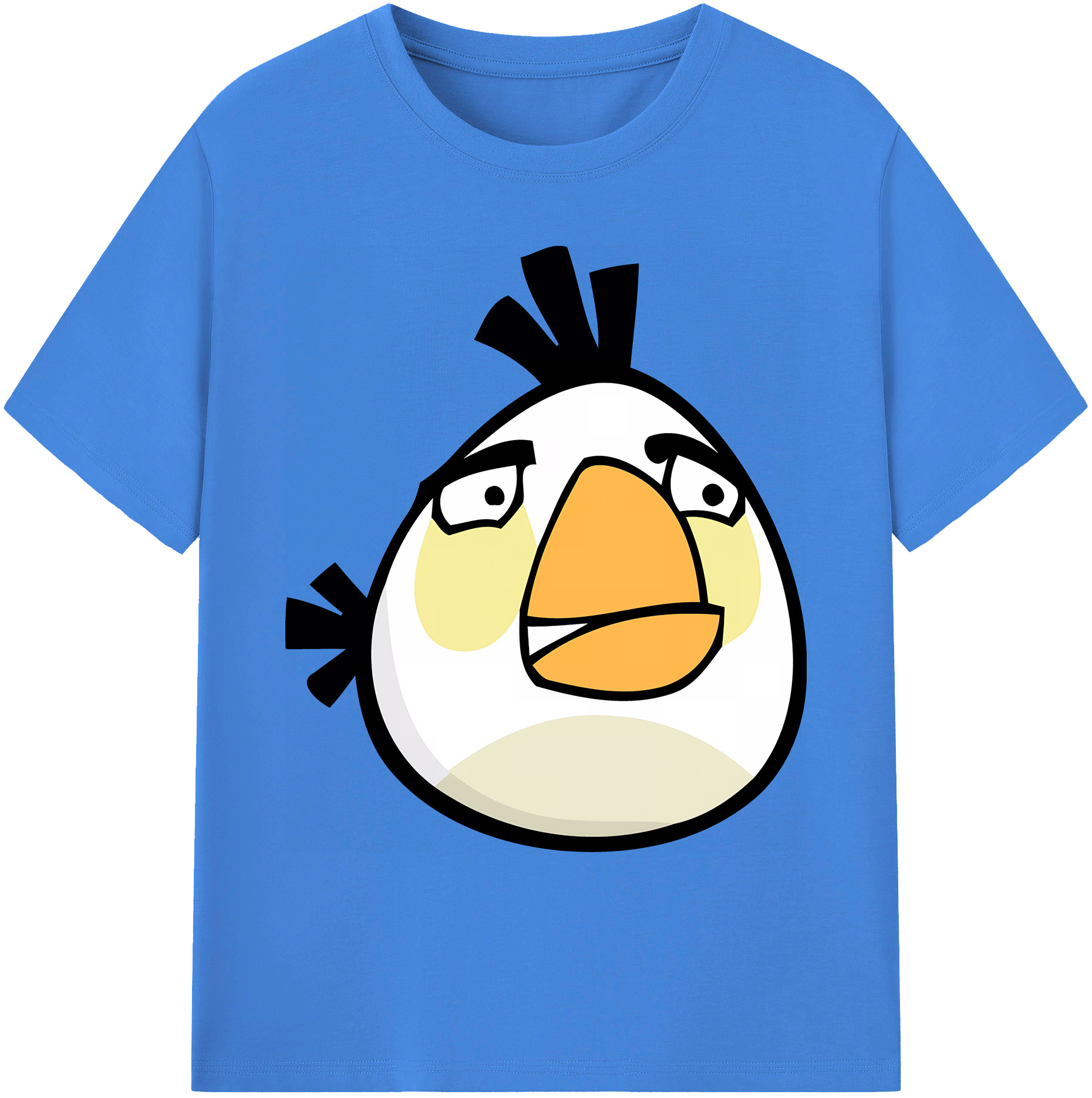 （画像用） Angry Birds アングリーバード 綿100％ メンズ半袖Tシャツ｜肌触りやわらか＆通気性