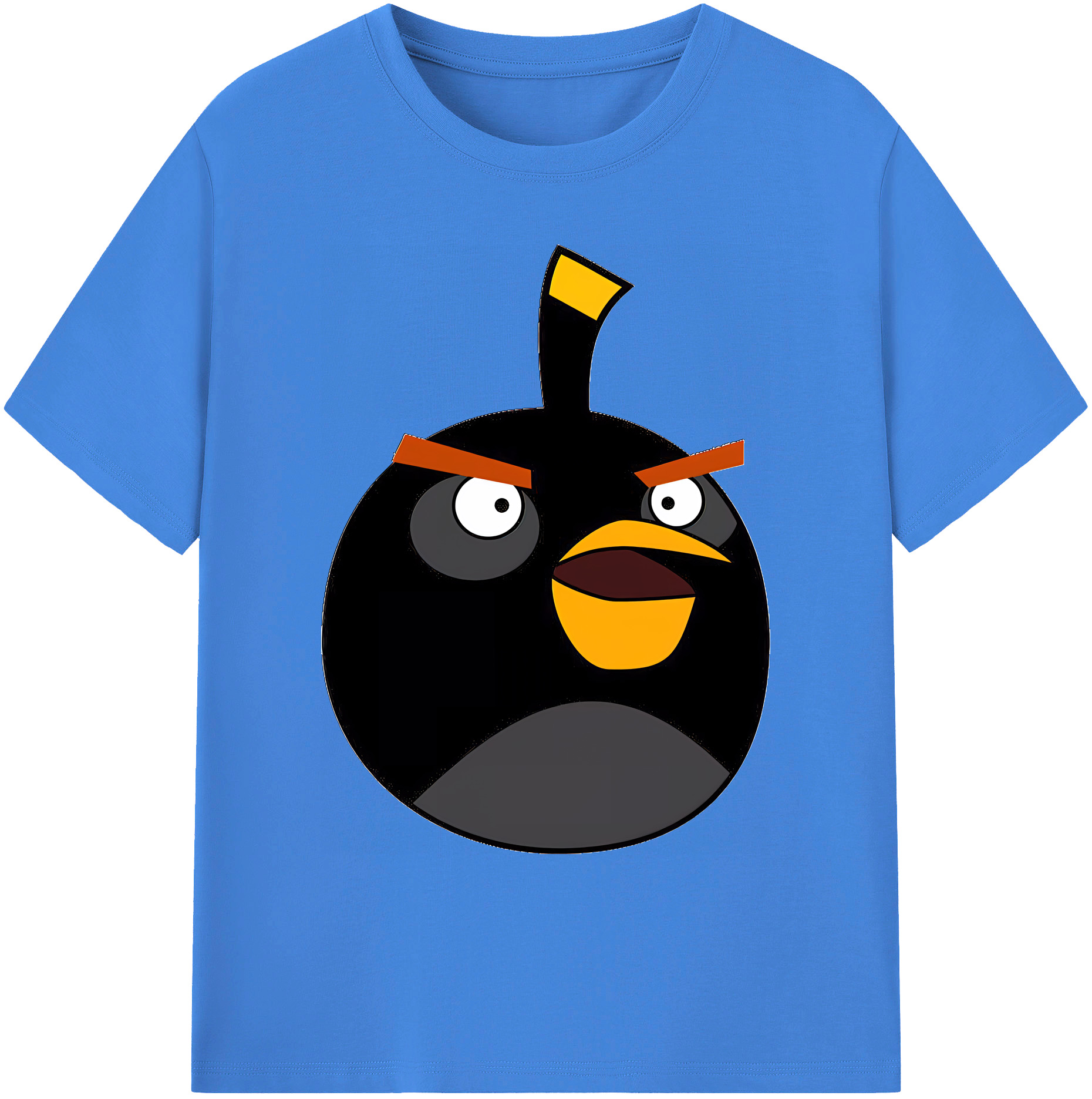（画像用） Angry Birds アングリーバード 綿100％ メンズ半袖Tシャツ｜肌触りやわらか＆通気性
