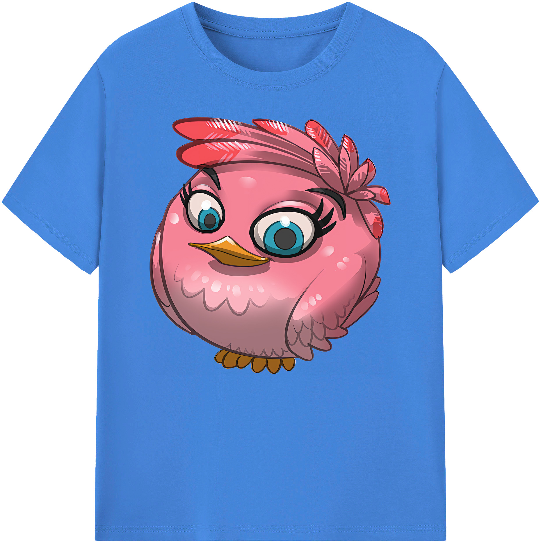 （画像用） Angry Birds アングリーバード 綿100％ メンズ半袖Tシャツ｜肌触りやわらか＆通気性