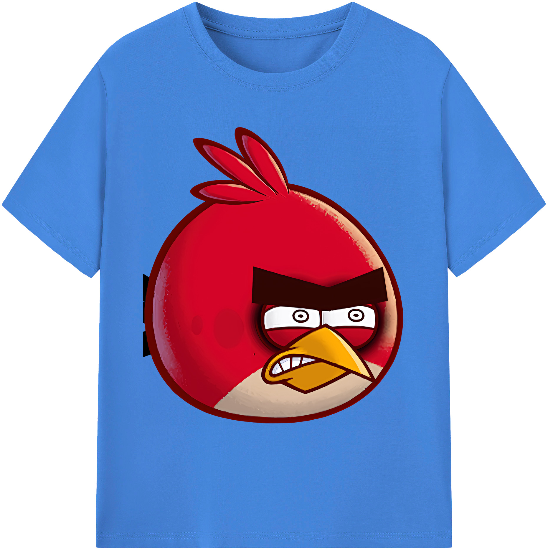 （画像用） Angry Birds アングリーバード 綿100％ メンズ半袖Tシャツ｜肌触りやわらか＆通気性