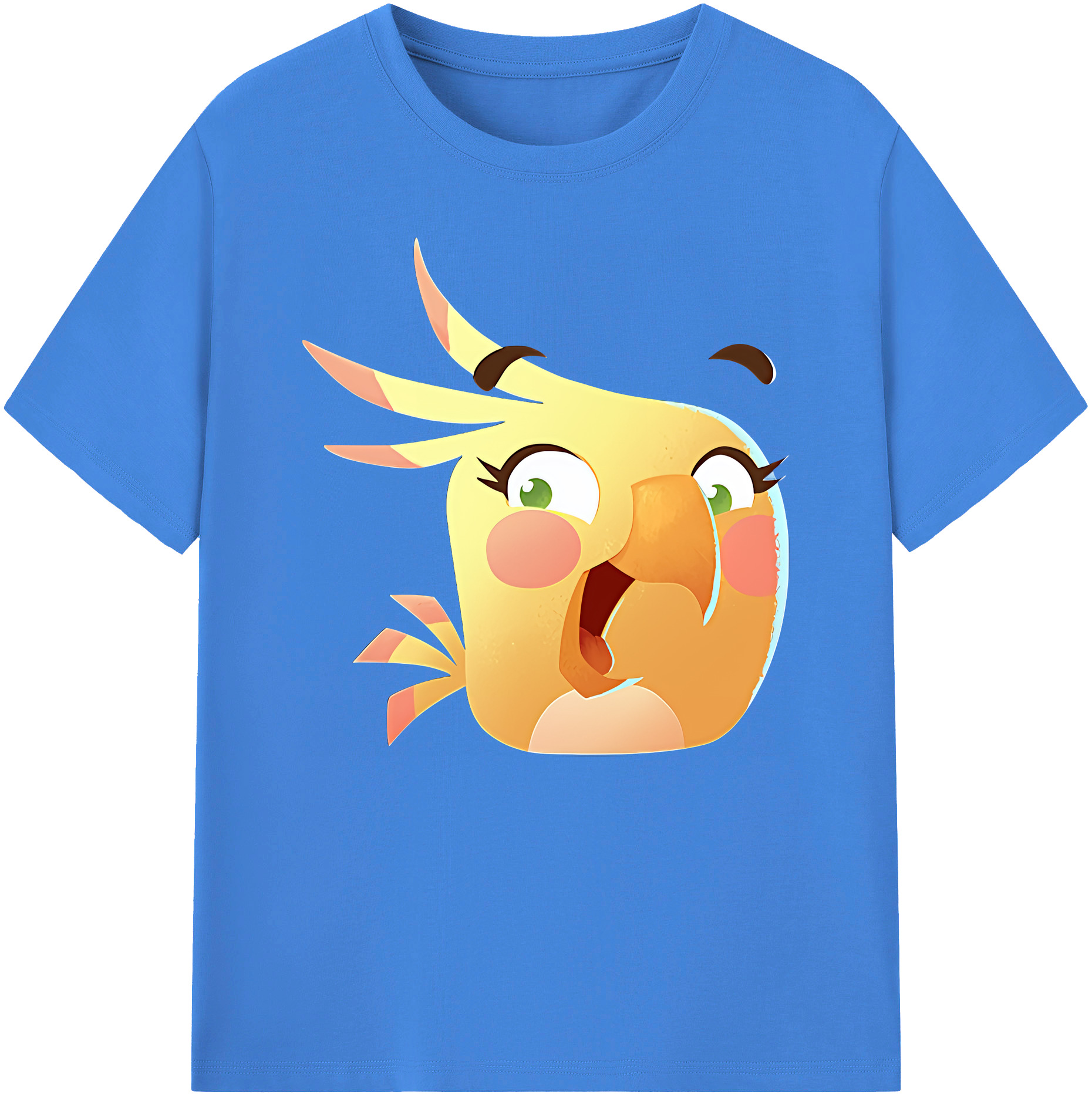 （画像用） Angry Birds アングリーバード 綿100％ メンズ半袖Tシャツ｜肌触りやわらか＆通気性