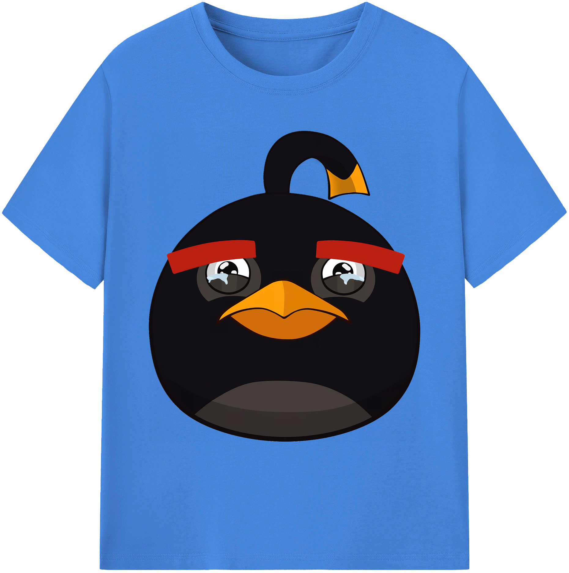（画像用） Angry Birds アングリーバード 綿100％ メンズ半袖Tシャツ｜肌触りやわらか＆通気性