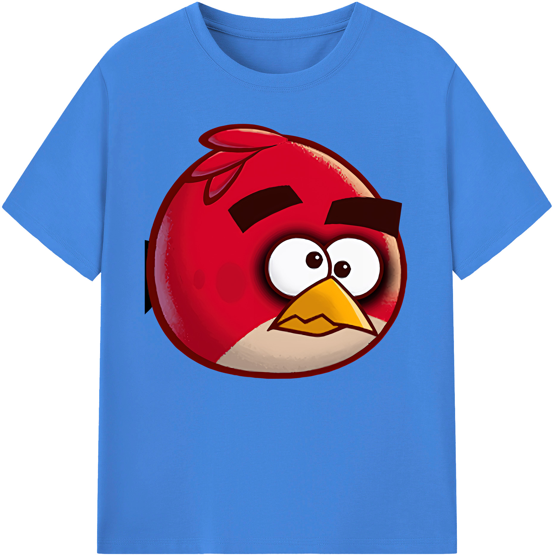 （画像用） Angry Birds アングリーバード 綿100％ メンズ半袖Tシャツ｜肌触りやわらか＆通気性