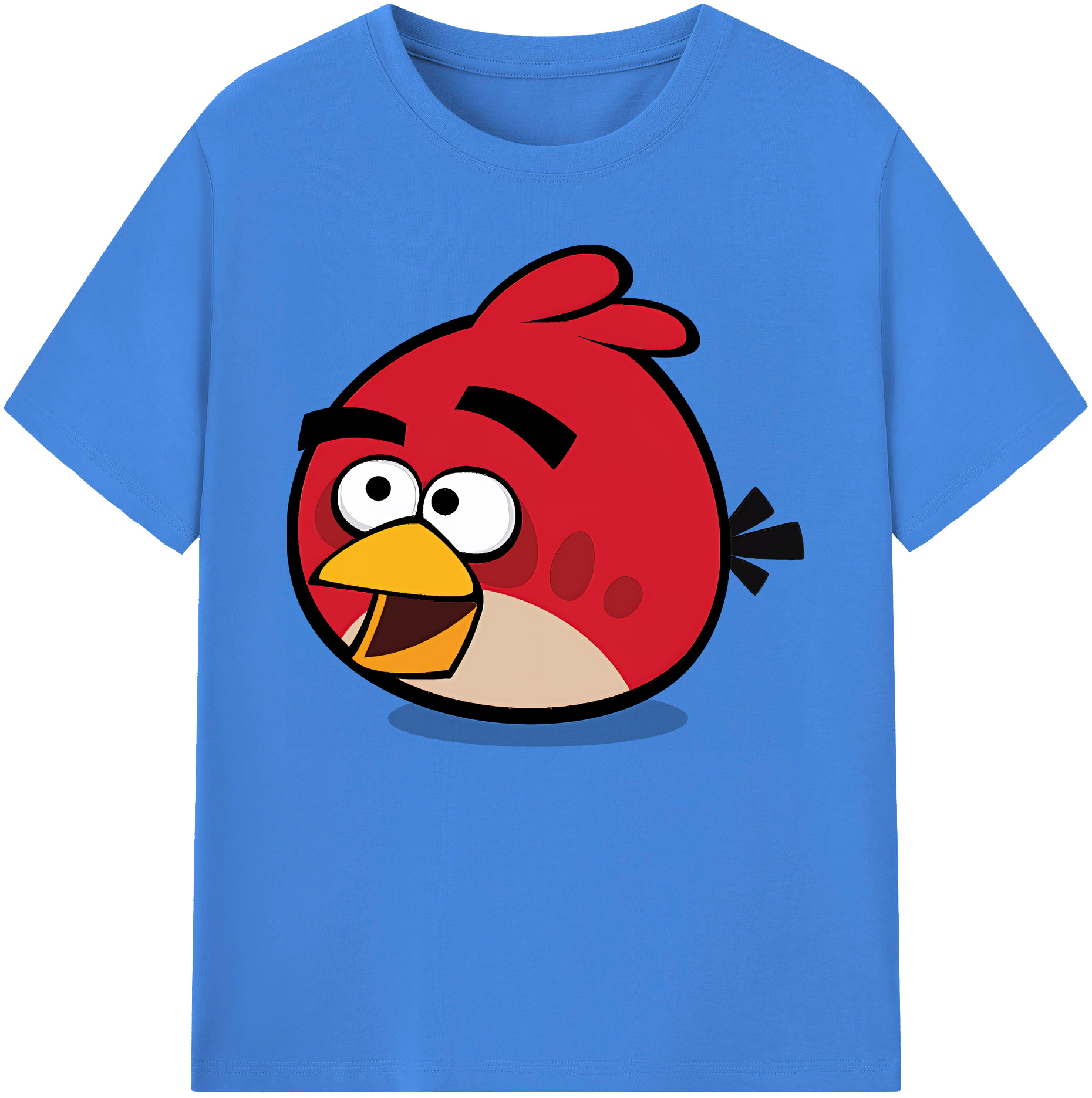 （画像用） Angry Birds アングリーバード 綿100％ メンズ半袖Tシャツ｜肌触りやわらか＆通気性