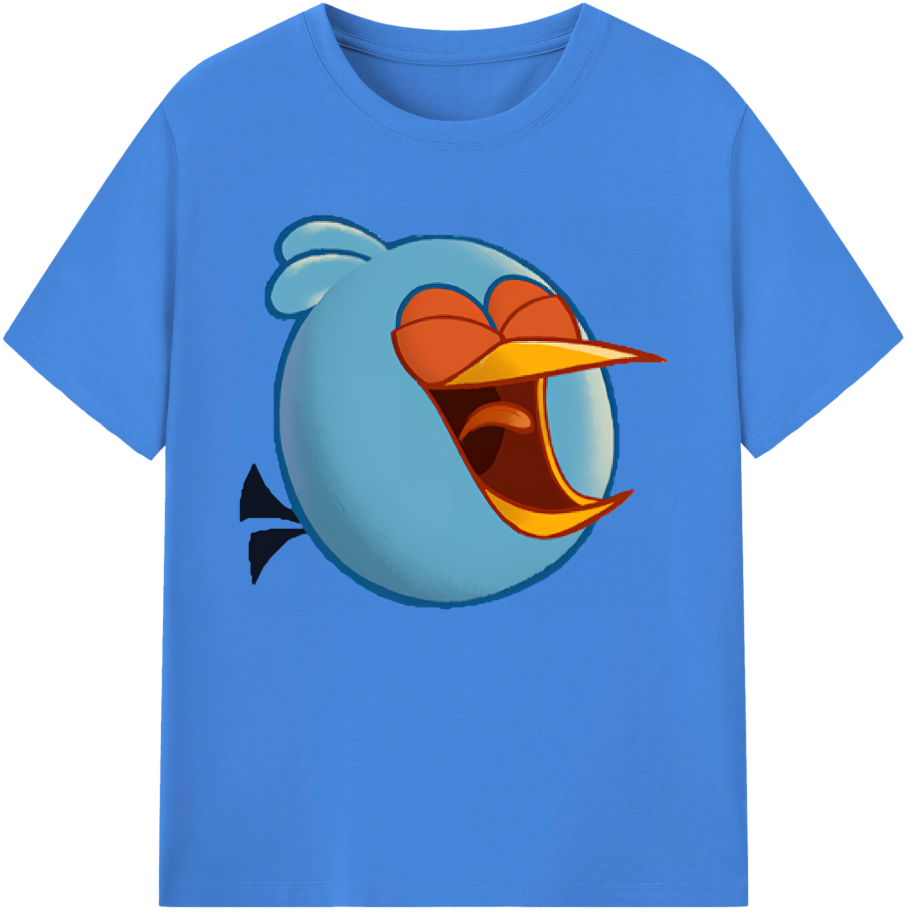 （画像用） Angry Birds アングリーバード 綿100％ メンズ半袖Tシャツ｜肌触りやわらか＆通気性