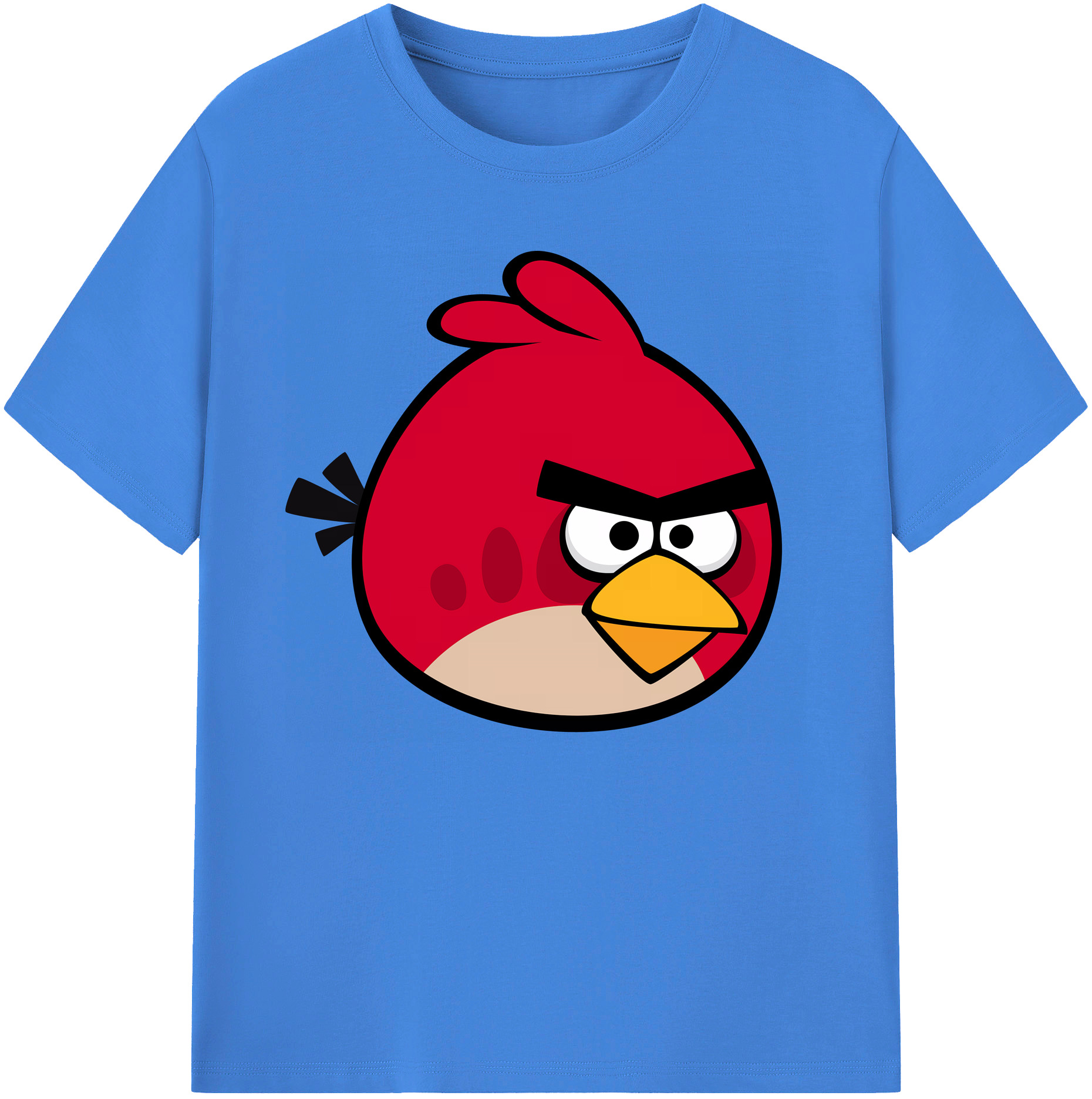 （画像用） Angry Birds アングリーバード 綿100％ メンズ半袖Tシャツ｜肌触りやわらか＆通気性