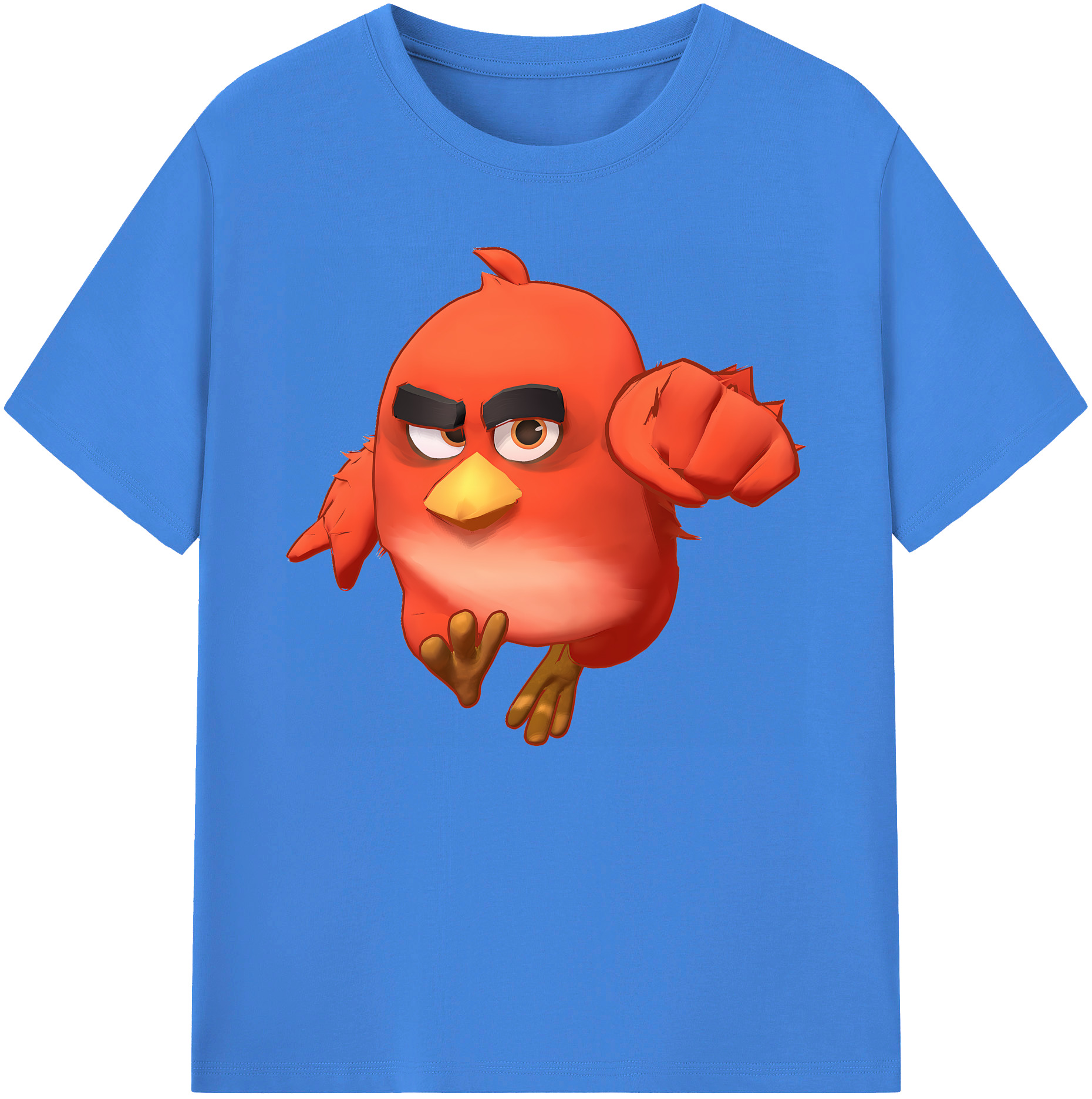 （画像用） Angry Birds アングリーバード 綿100％ メンズ半袖Tシャツ｜肌触りやわらか＆通気性