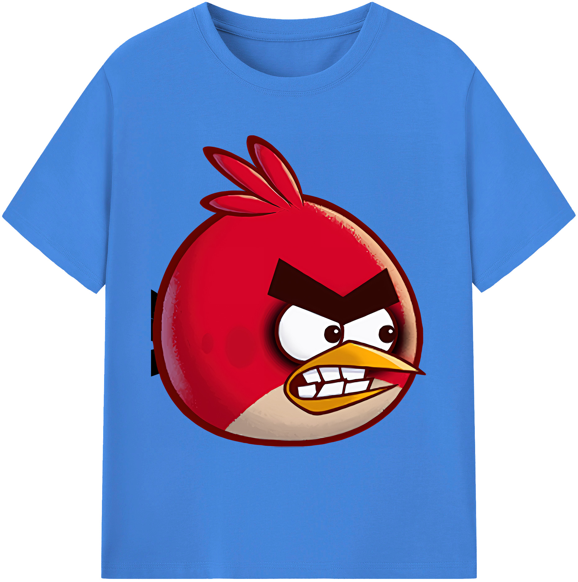 （画像用） Angry Birds アングリーバード 綿100％ メンズ半袖Tシャツ｜肌触りやわらか＆通気性