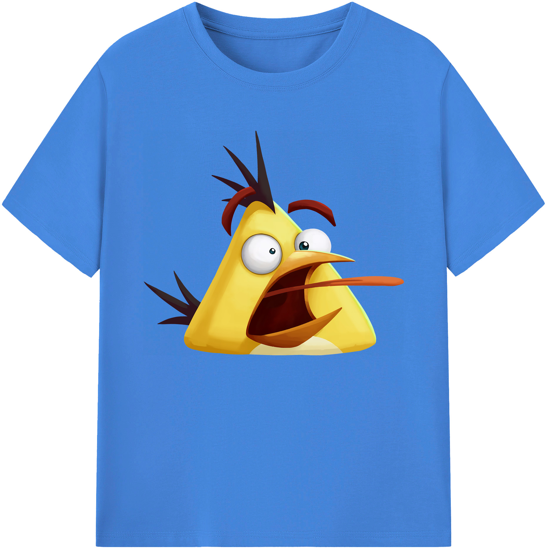 （画像用） Angry Birds アングリーバード 綿100％ メンズ半袖Tシャツ｜肌触りやわらか＆通気性