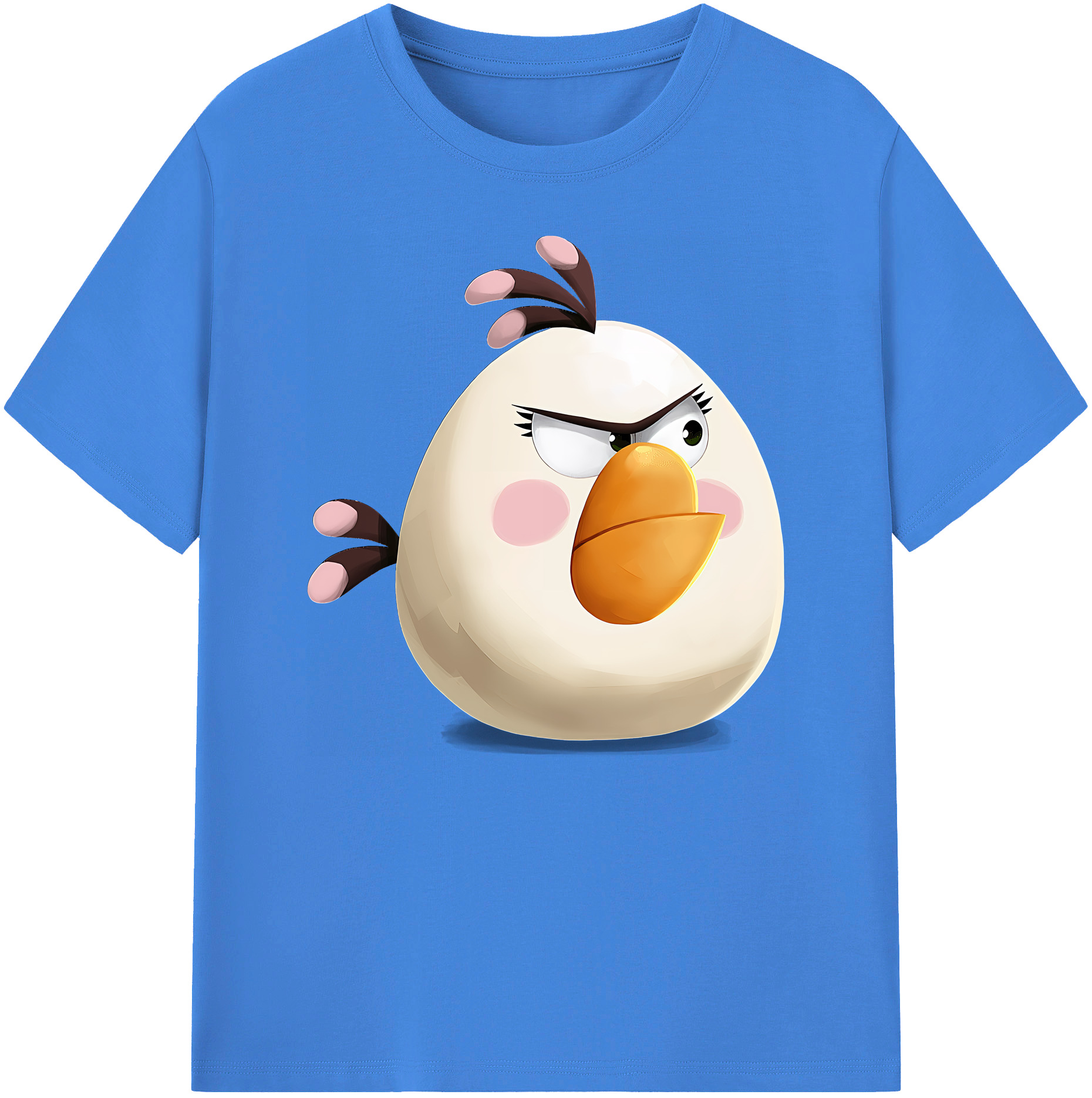 （画像用） Angry Birds アングリーバード 綿100％ メンズ半袖Tシャツ｜肌触りやわらか＆通気性