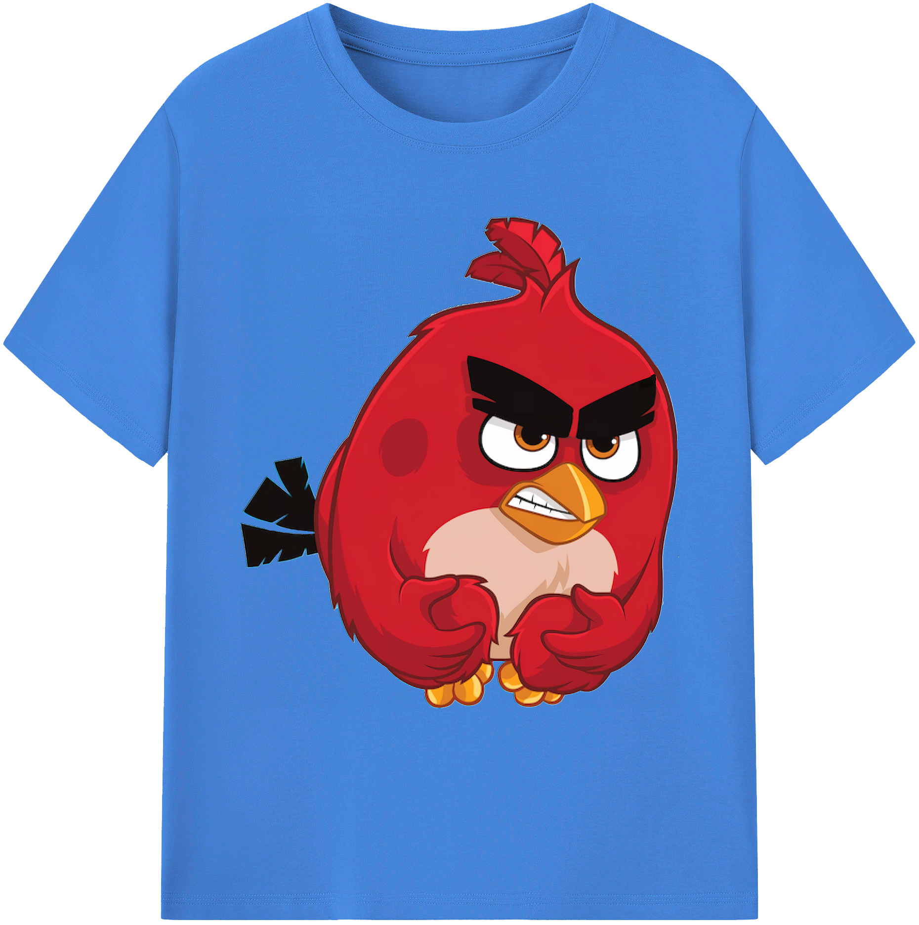 （画像用） Angry Birds アングリーバード 綿100％ メンズ半袖Tシャツ｜肌触りやわらか＆通気性