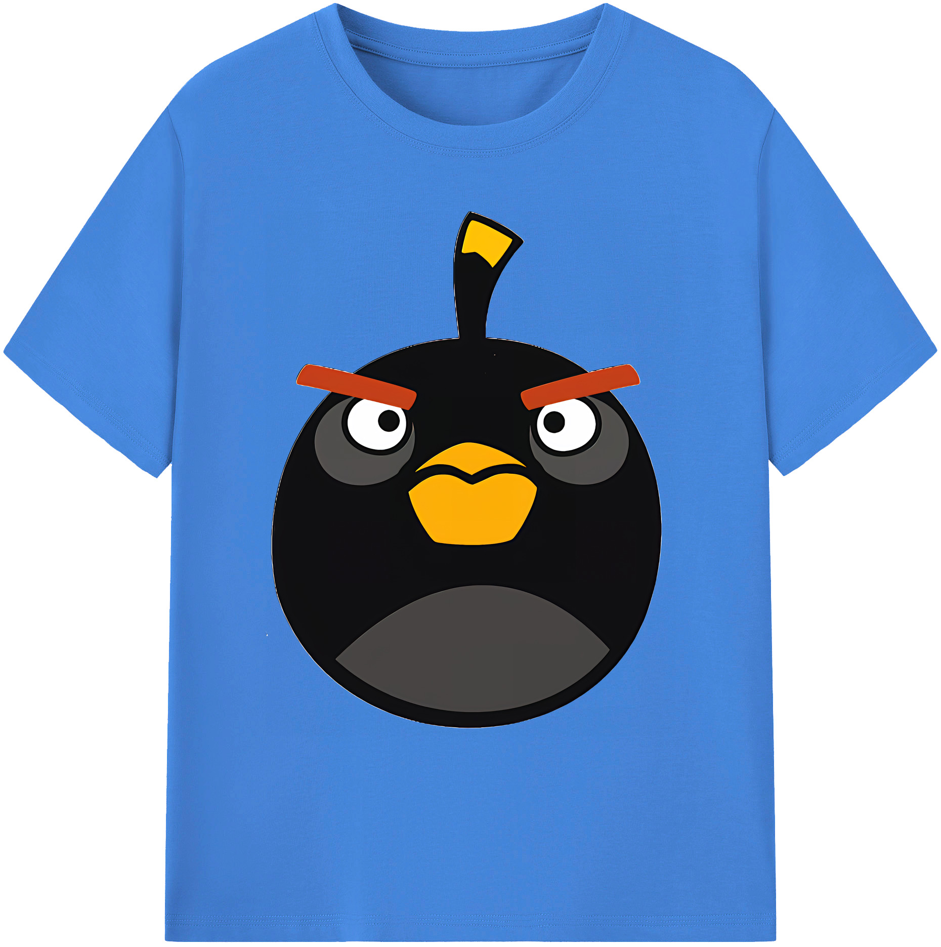 （画像用） Angry Birds アングリーバード 綿100％ メンズ半袖Tシャツ｜肌触りやわらか＆通気性