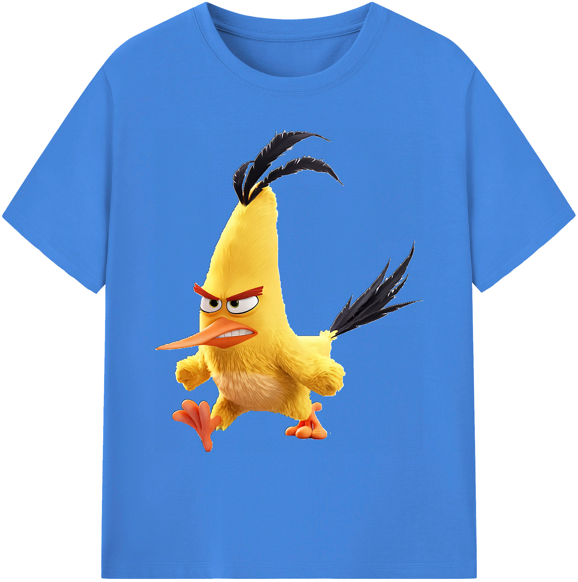 （画像用） Angry Birds アングリーバード 綿100％ メンズ半袖Tシャツ｜肌触りやわらか＆通気性