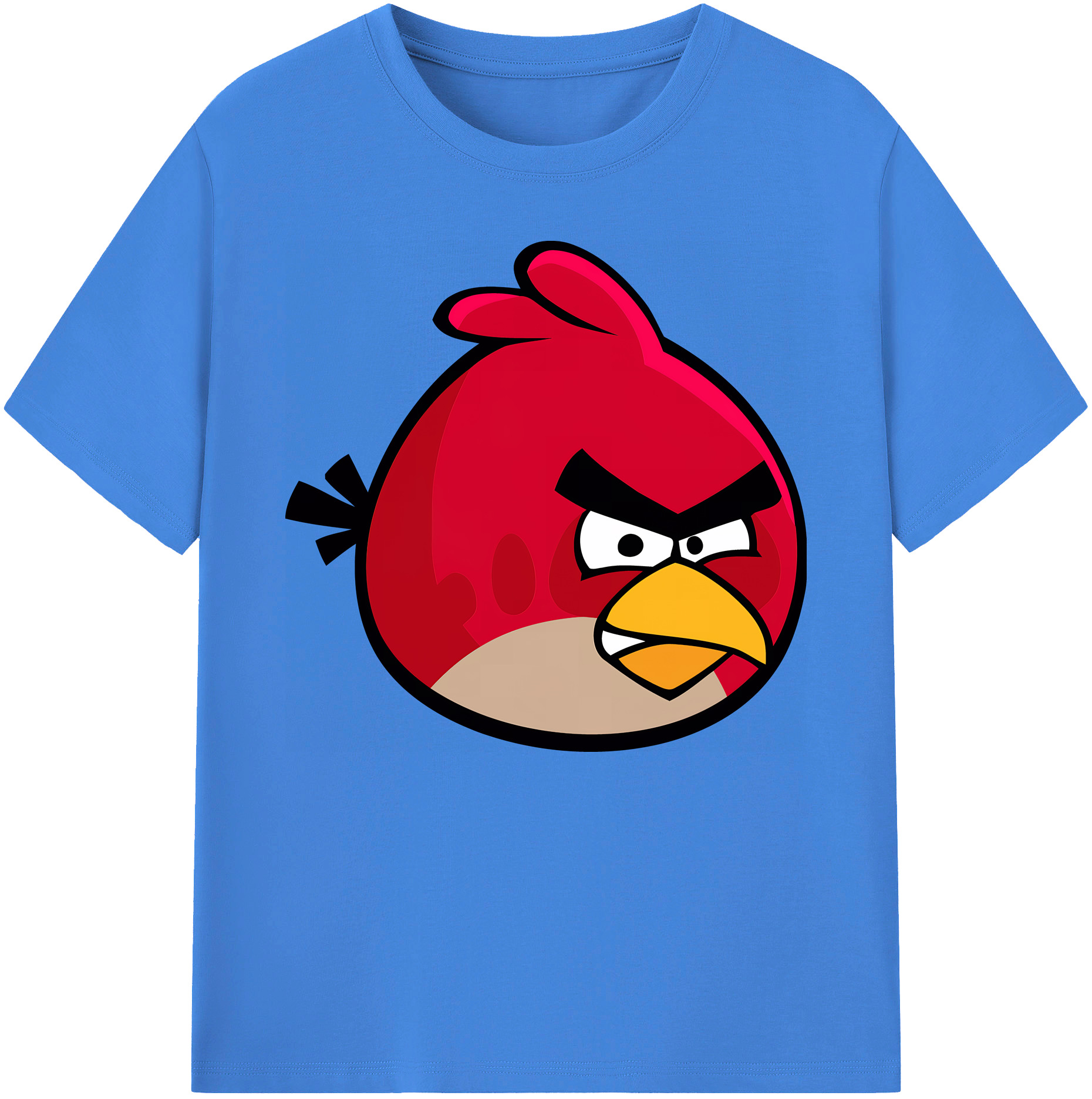 （画像用） Angry Birds アングリーバード 綿100％ メンズ半袖Tシャツ｜肌触りやわらか＆通気性