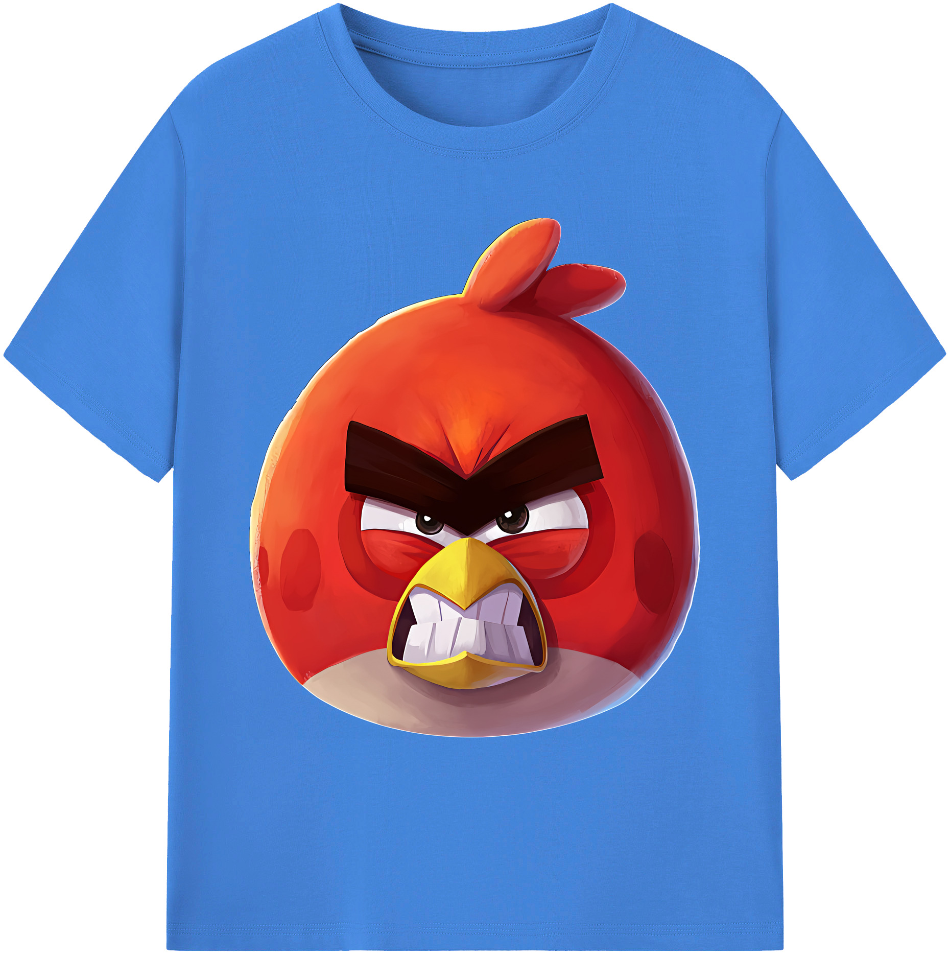 （画像用） Angry Birds アングリーバード 綿100％ メンズ半袖Tシャツ｜肌触りやわらか＆通気性