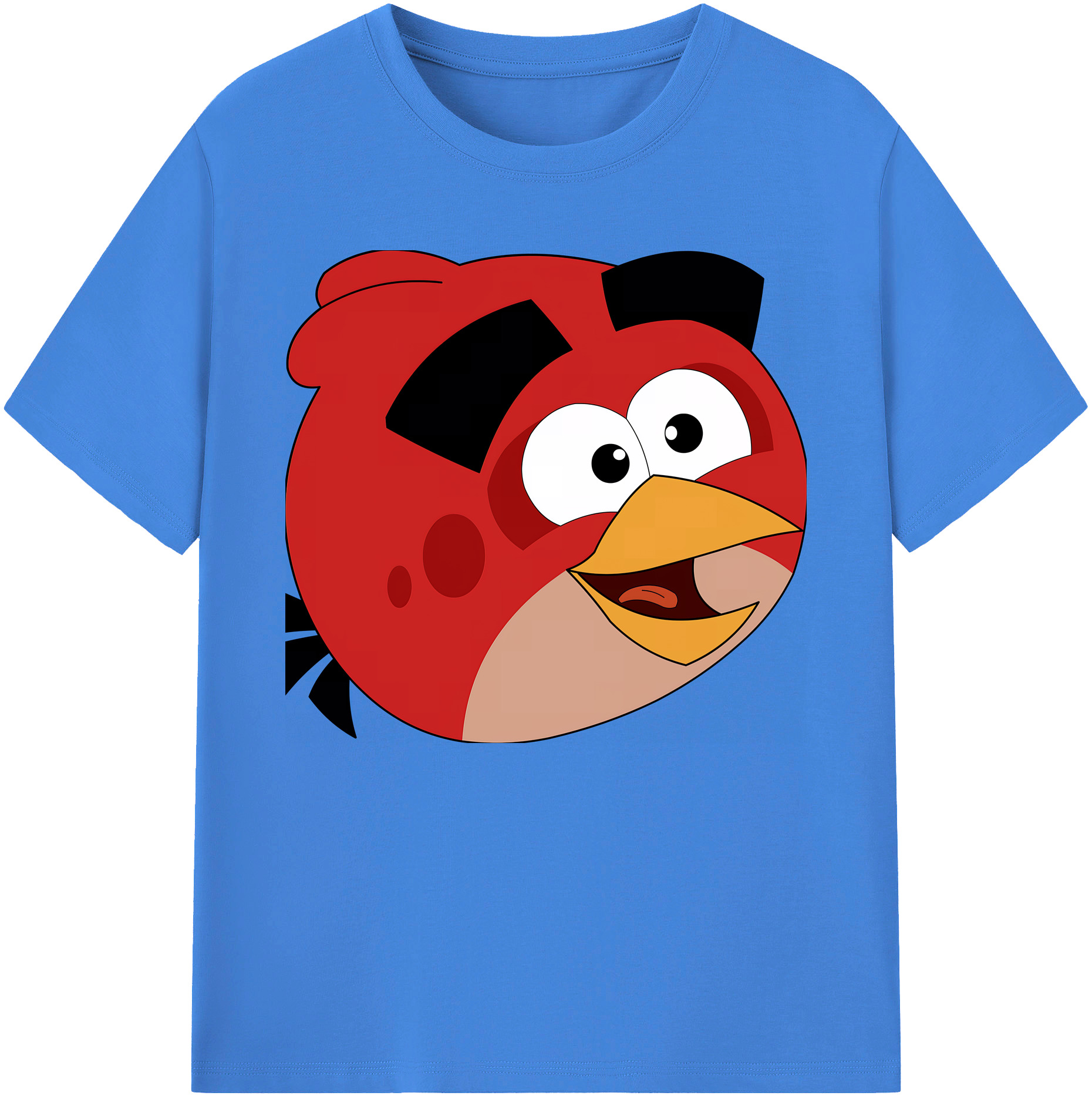 （画像用） Angry Birds アングリーバード 綿100％ メンズ半袖Tシャツ｜肌触りやわらか＆通気性