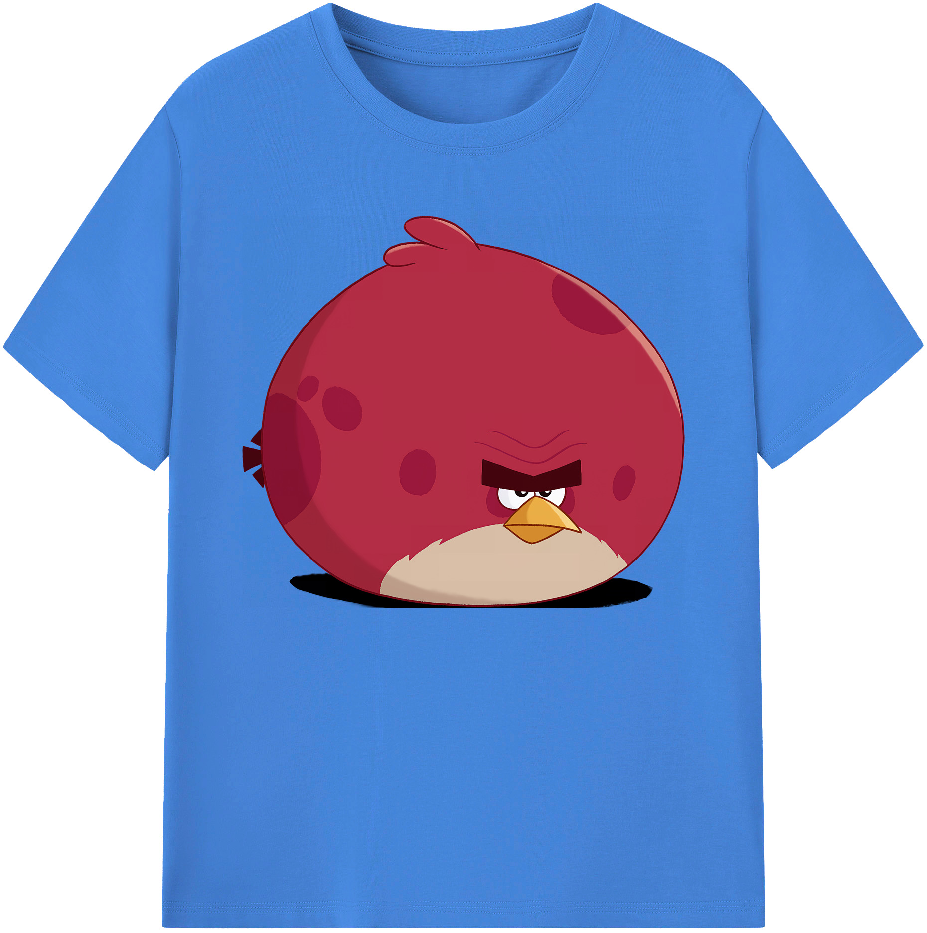 （画像用） Angry Birds アングリーバード 綿100％ メンズ半袖Tシャツ｜肌触りやわらか＆通気性