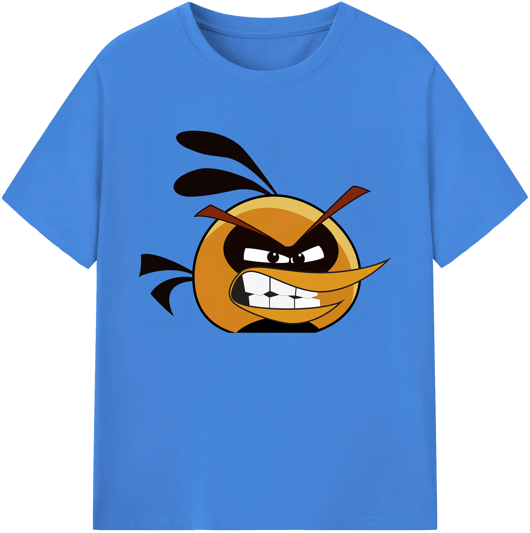 （画像用） Angry Birds アングリーバード 綿100％ メンズ半袖Tシャツ｜肌触りやわらか＆通気性