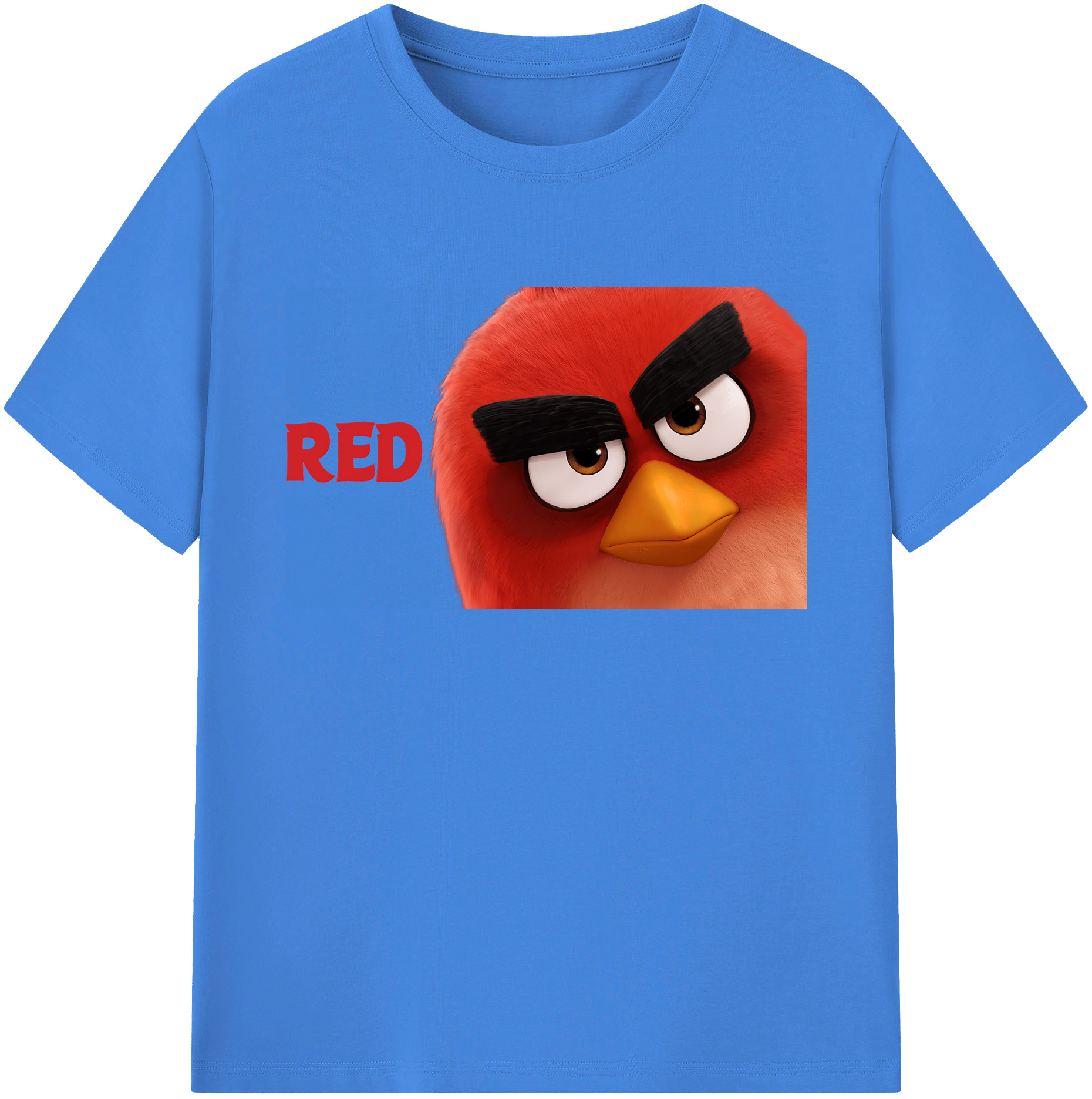 （画像用） Angry Birds アングリーバード 綿100％ メンズ半袖Tシャツ｜肌触りやわらか＆通気性