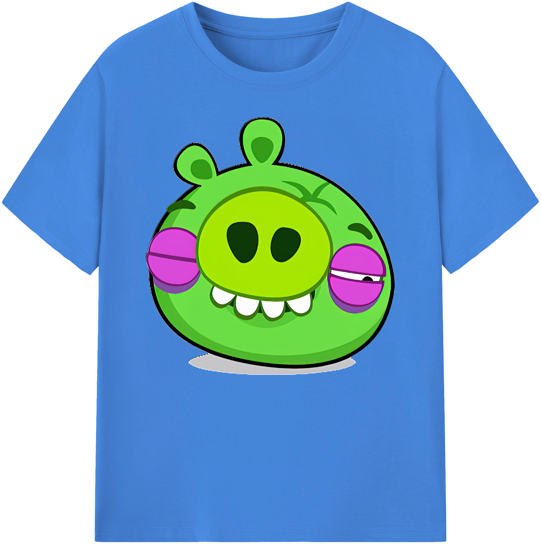 （画像用） Angry Birds アングリーバード 綿100％ メンズ半袖Tシャツ｜肌触りやわらか＆通気性