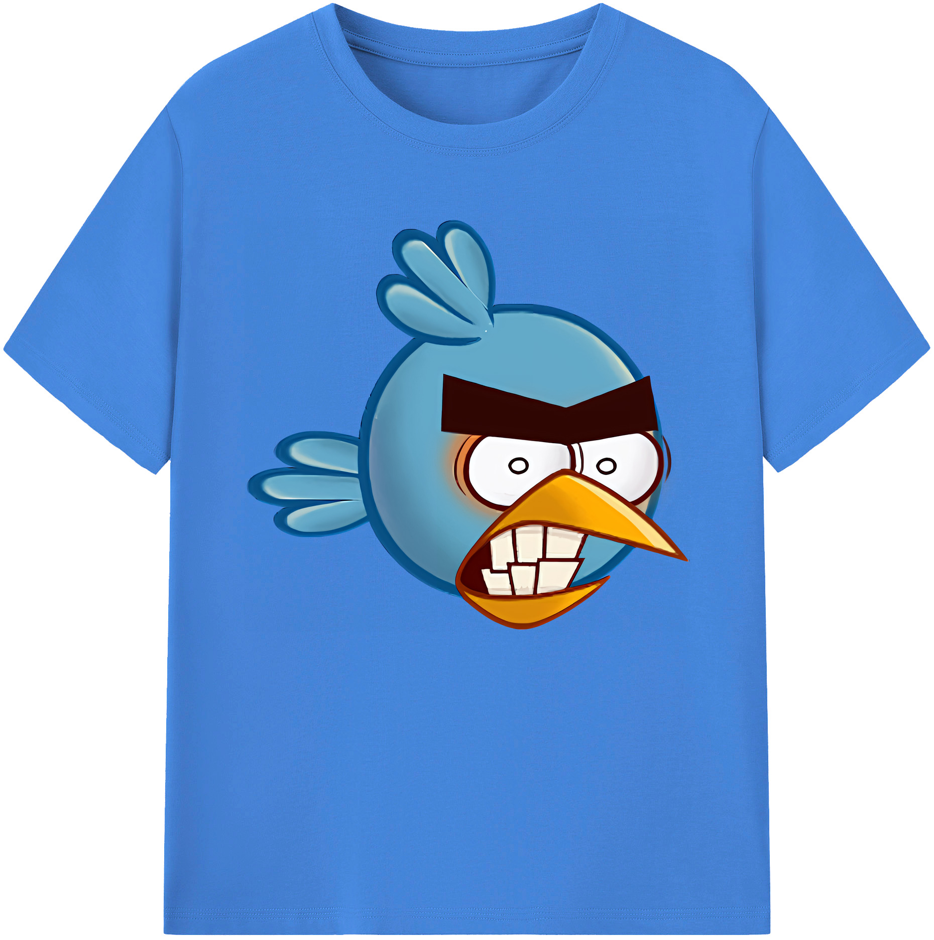 （画像用） Angry Birds アングリーバード 綿100％ メンズ半袖Tシャツ｜肌触りやわらか＆通気性