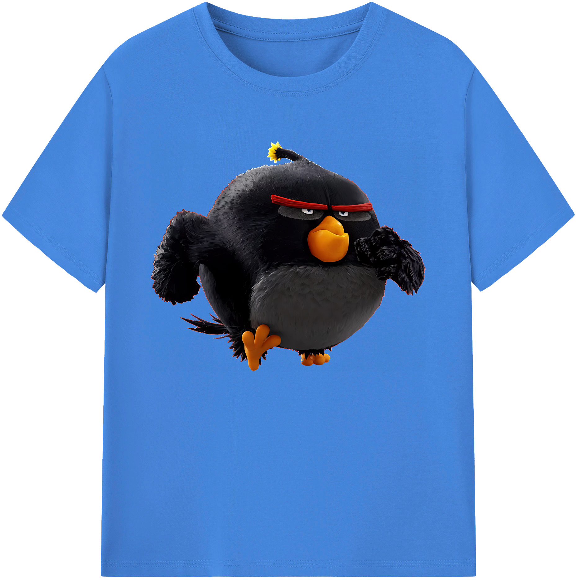 （画像用） Angry Birds アングリーバード 綿100％ メンズ半袖Tシャツ｜肌触りやわらか＆通気性